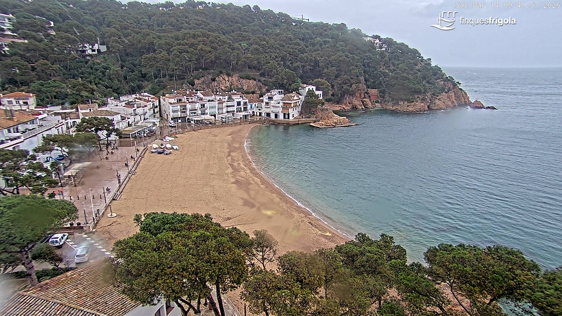 Webcam de Tamariu platja