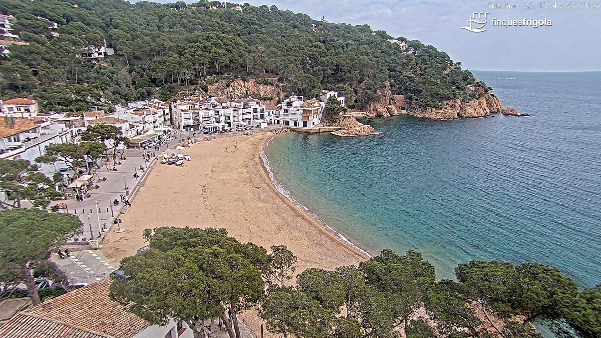 Webcam de Tamariu platja