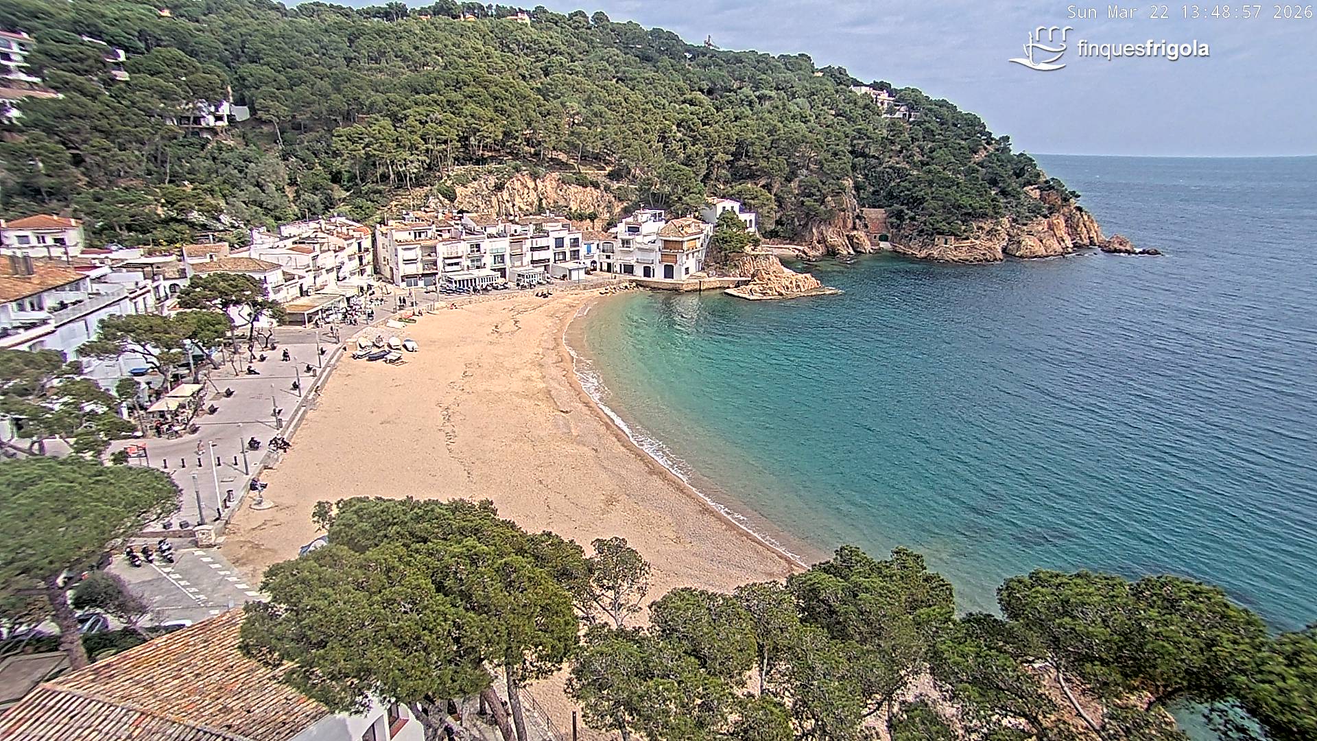 Webcam de Tamariu platja
