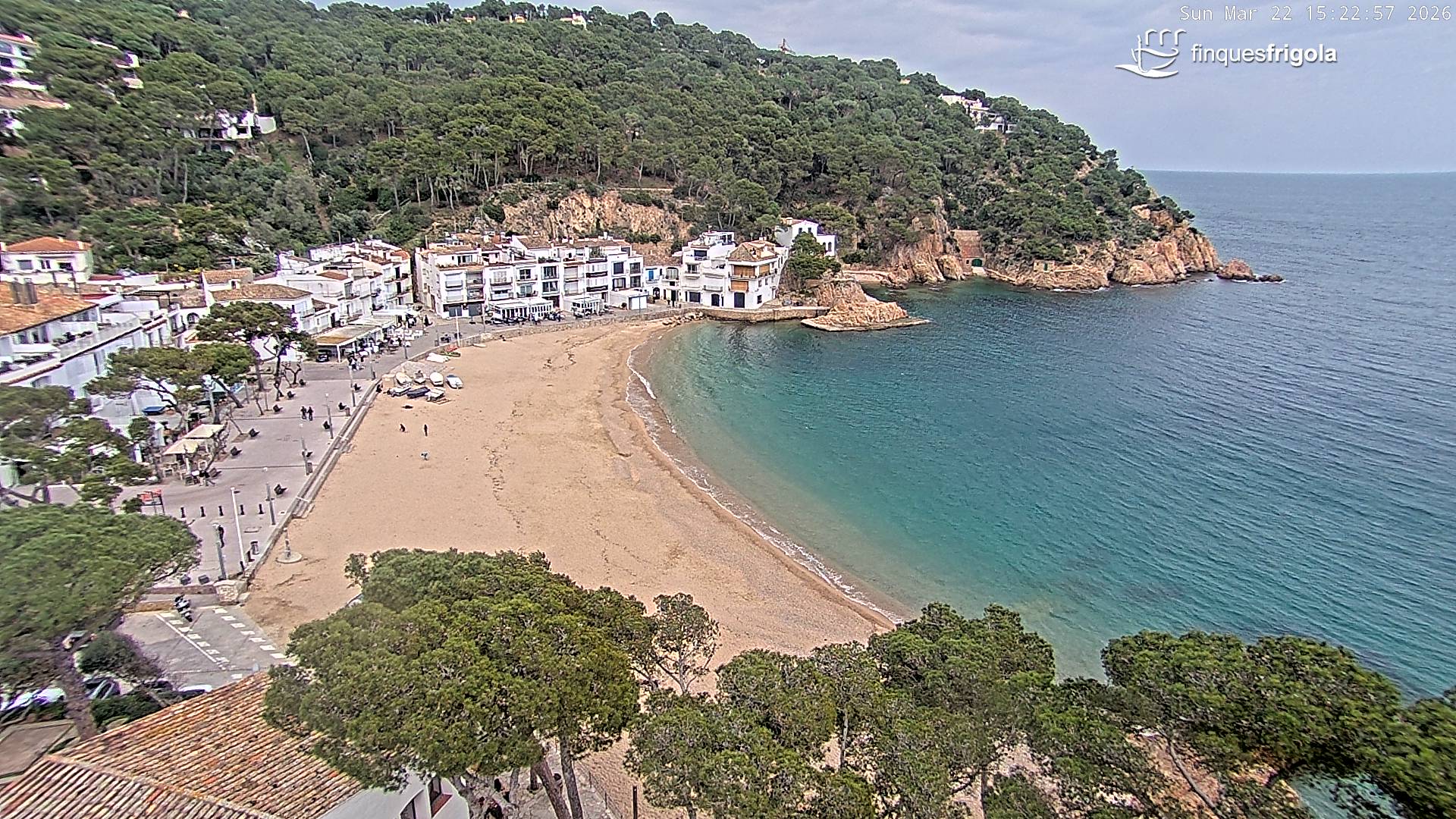 Webcam de Tamariu platja