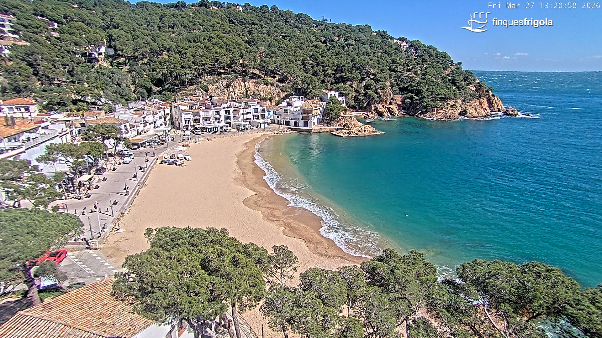 Webcam of Tamariu beach