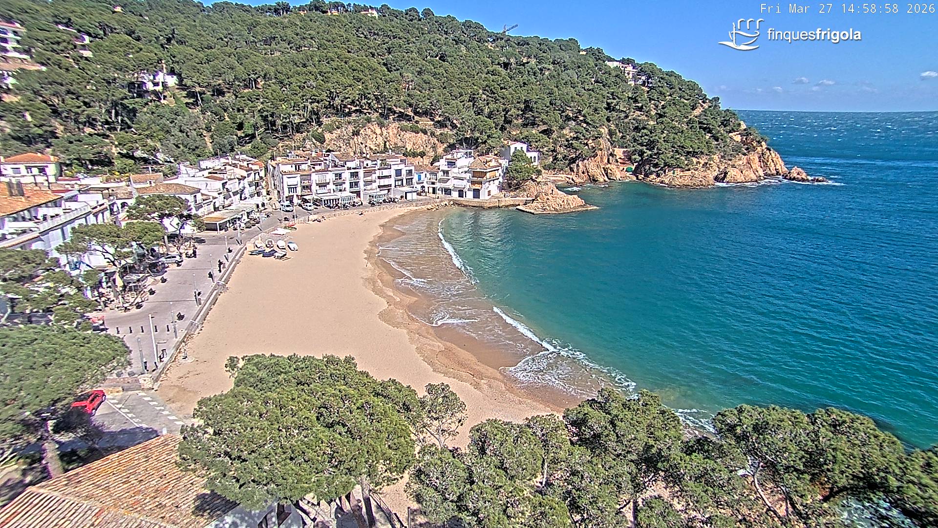 Webcam de Tamariu playa