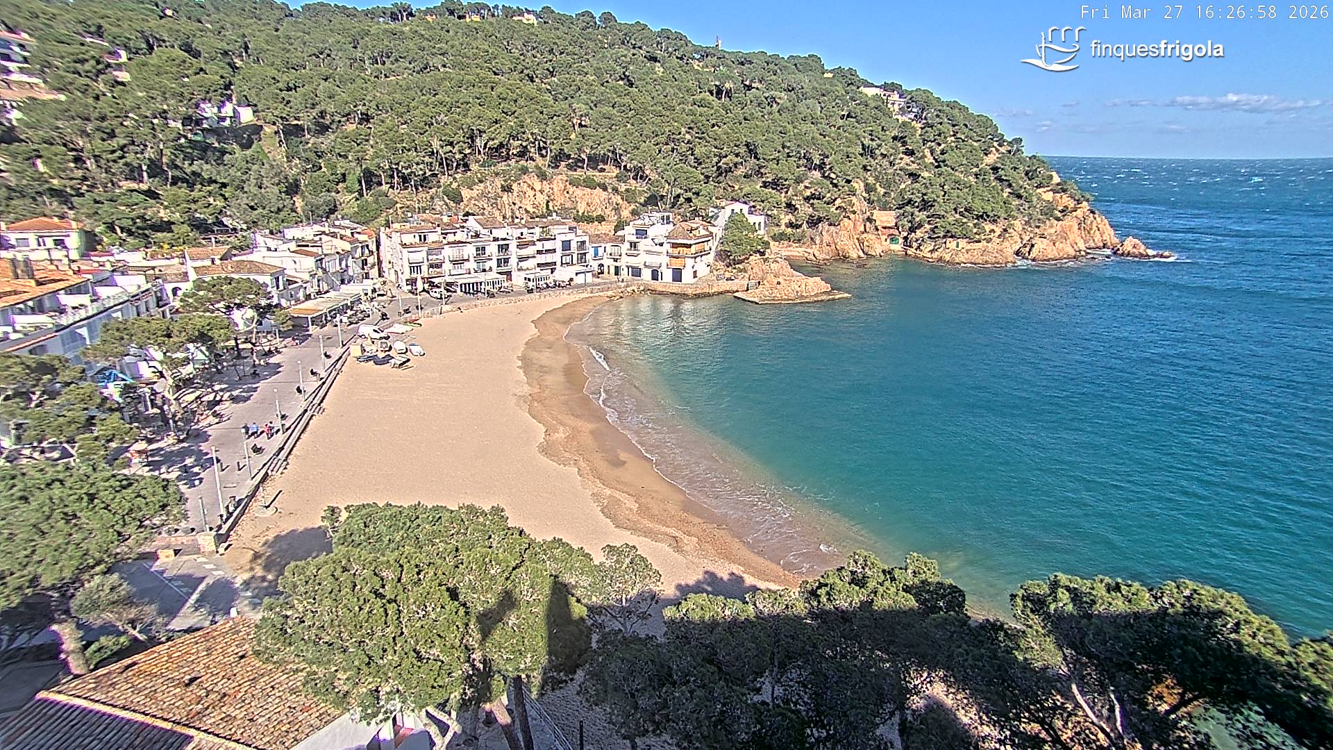 Webcam of Tamariu beach