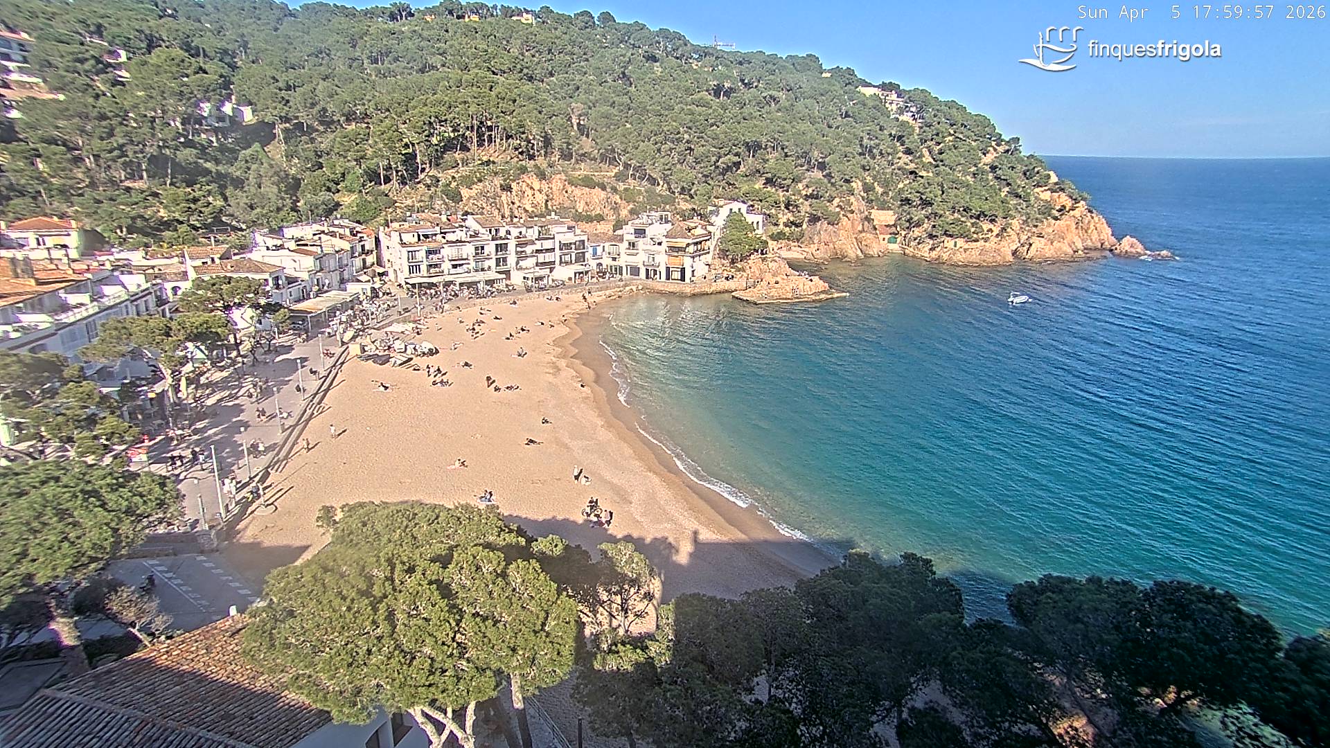 Webcam de Tamariu platja