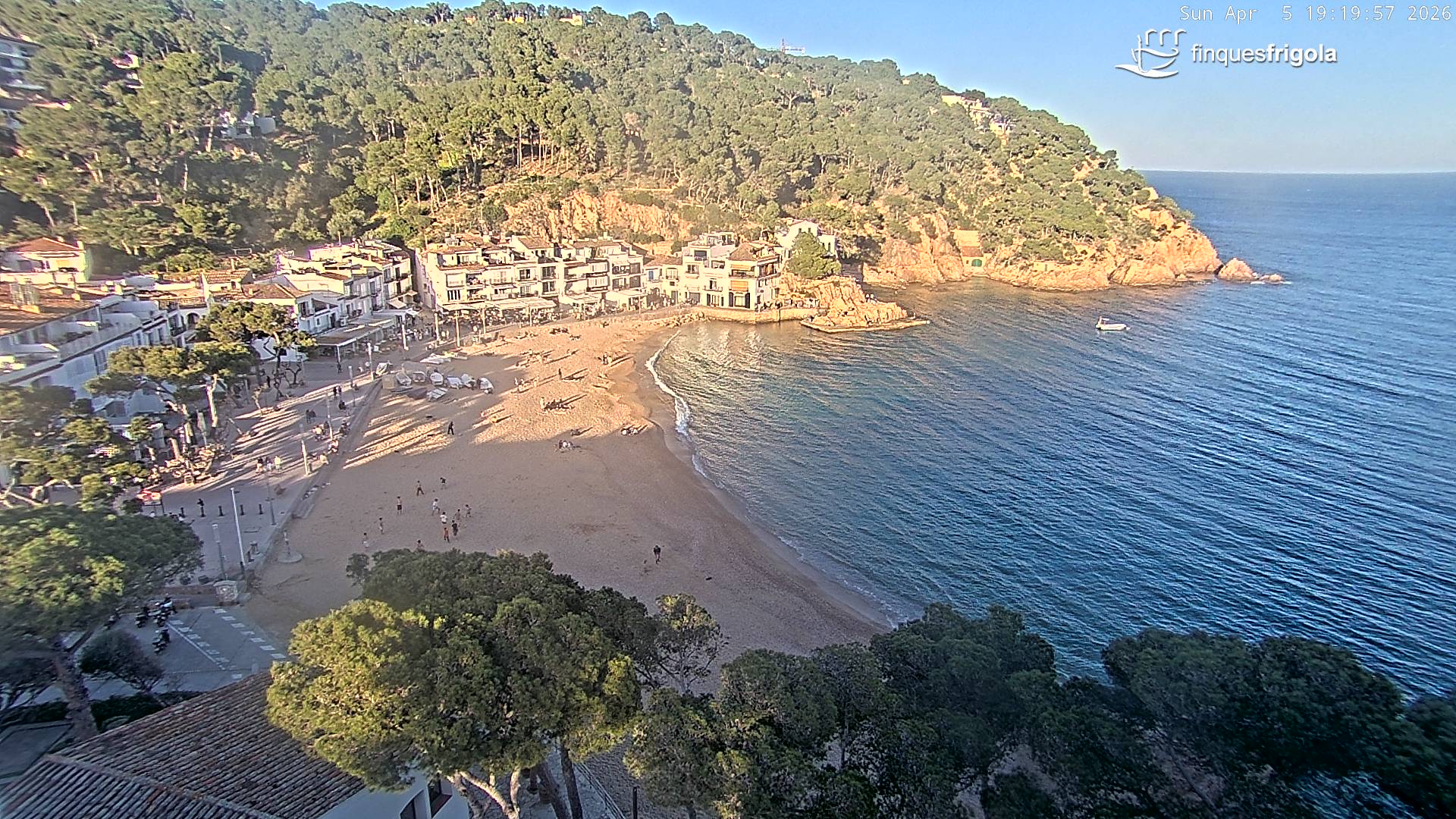 Webcam de Tamariu platja