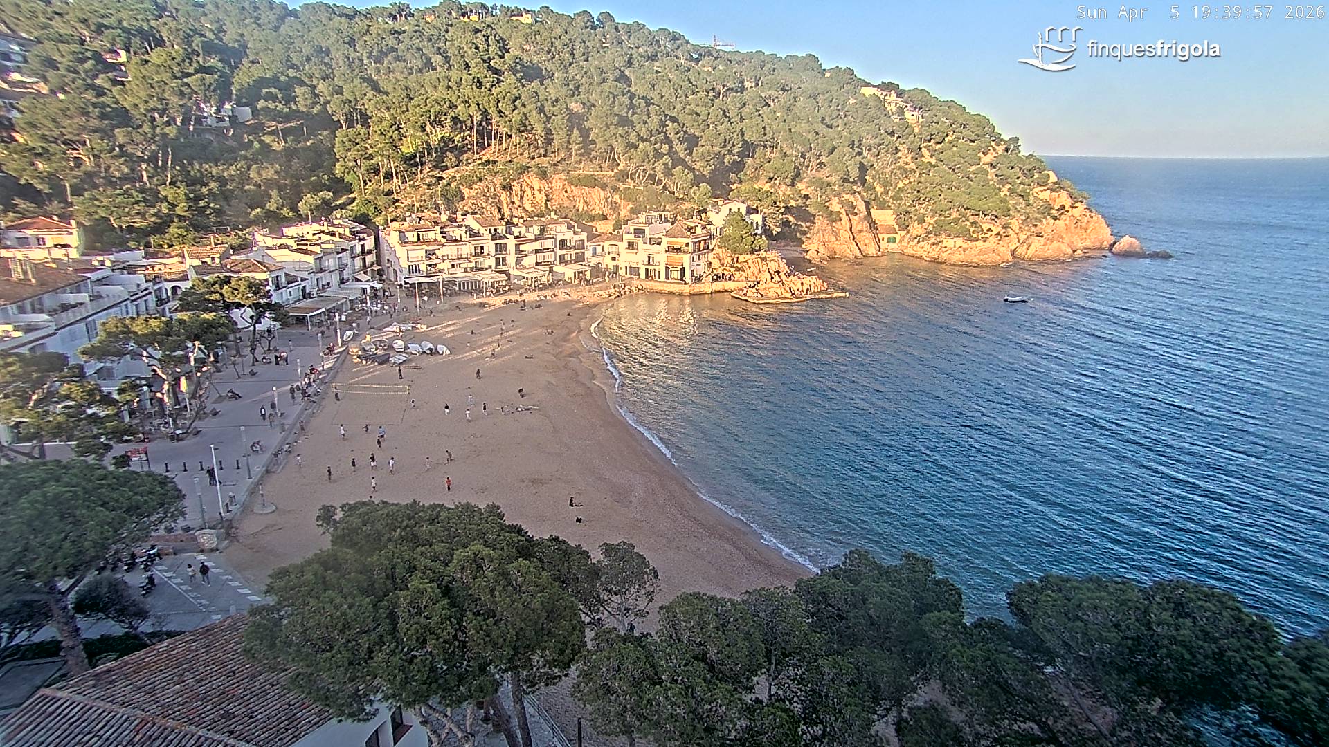 Webcam of Tamariu beach