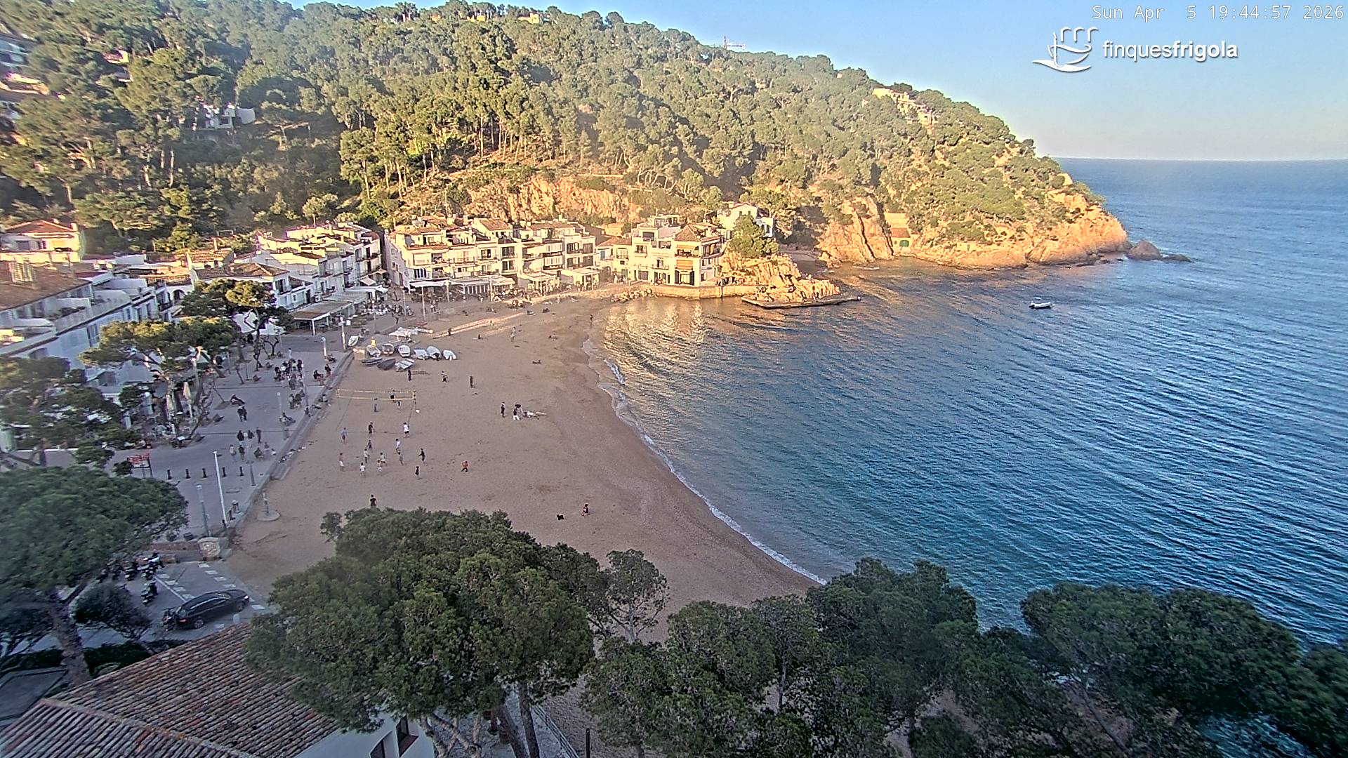 Webcam de Tamariu platja