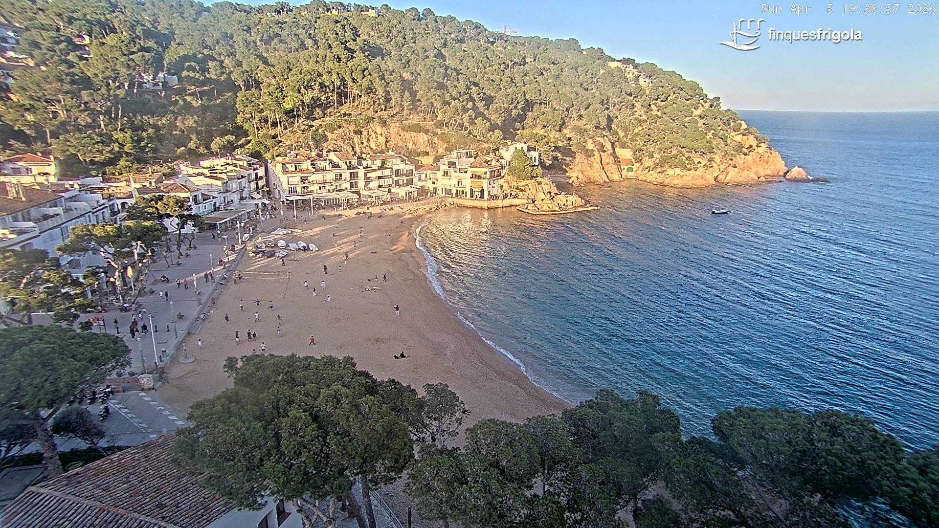 Webcam de Tamariu platja