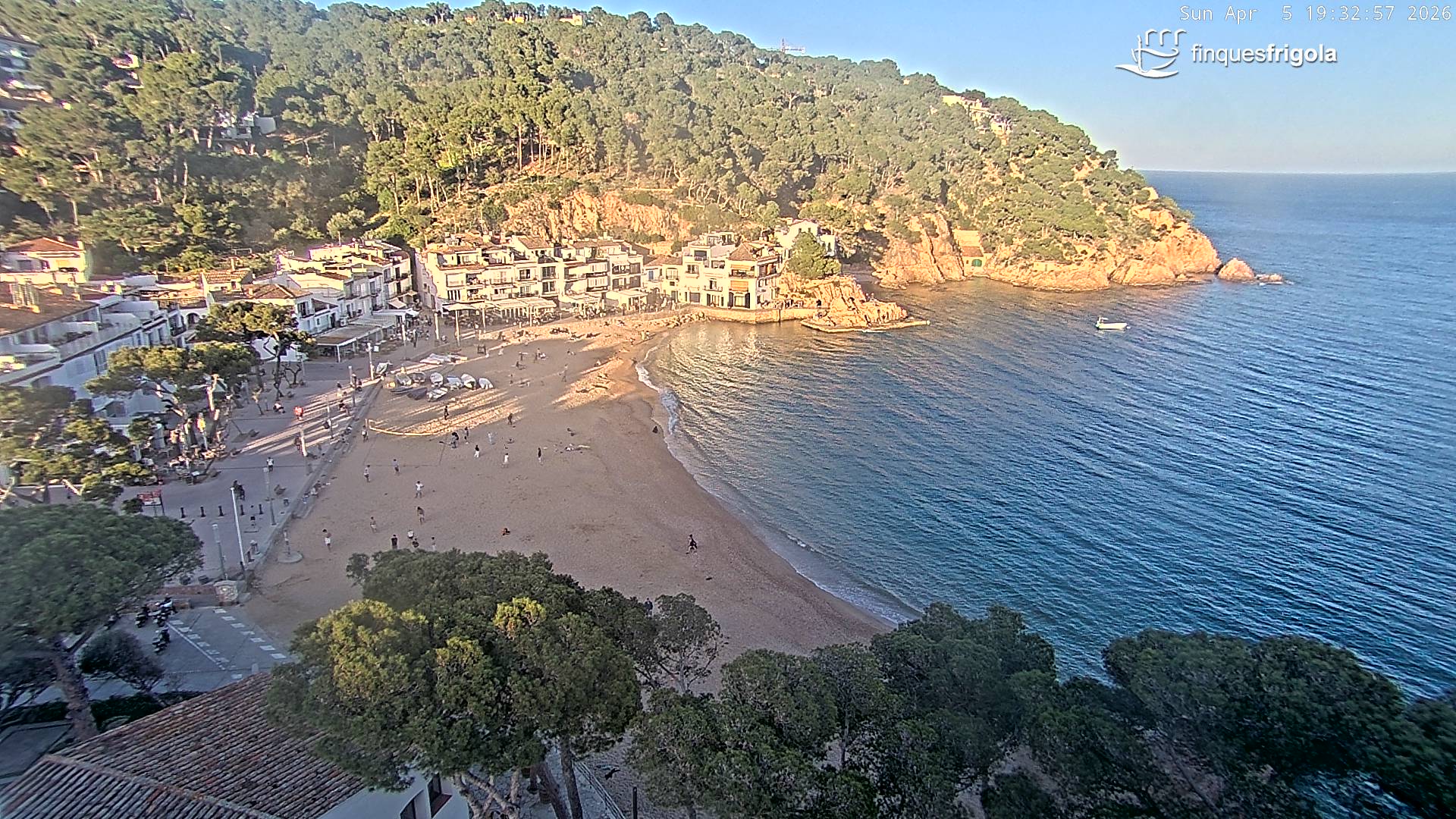 Webcam of Tamariu beach