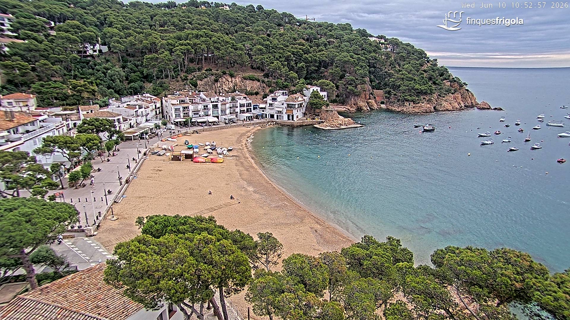Webcam de Tamariu platja