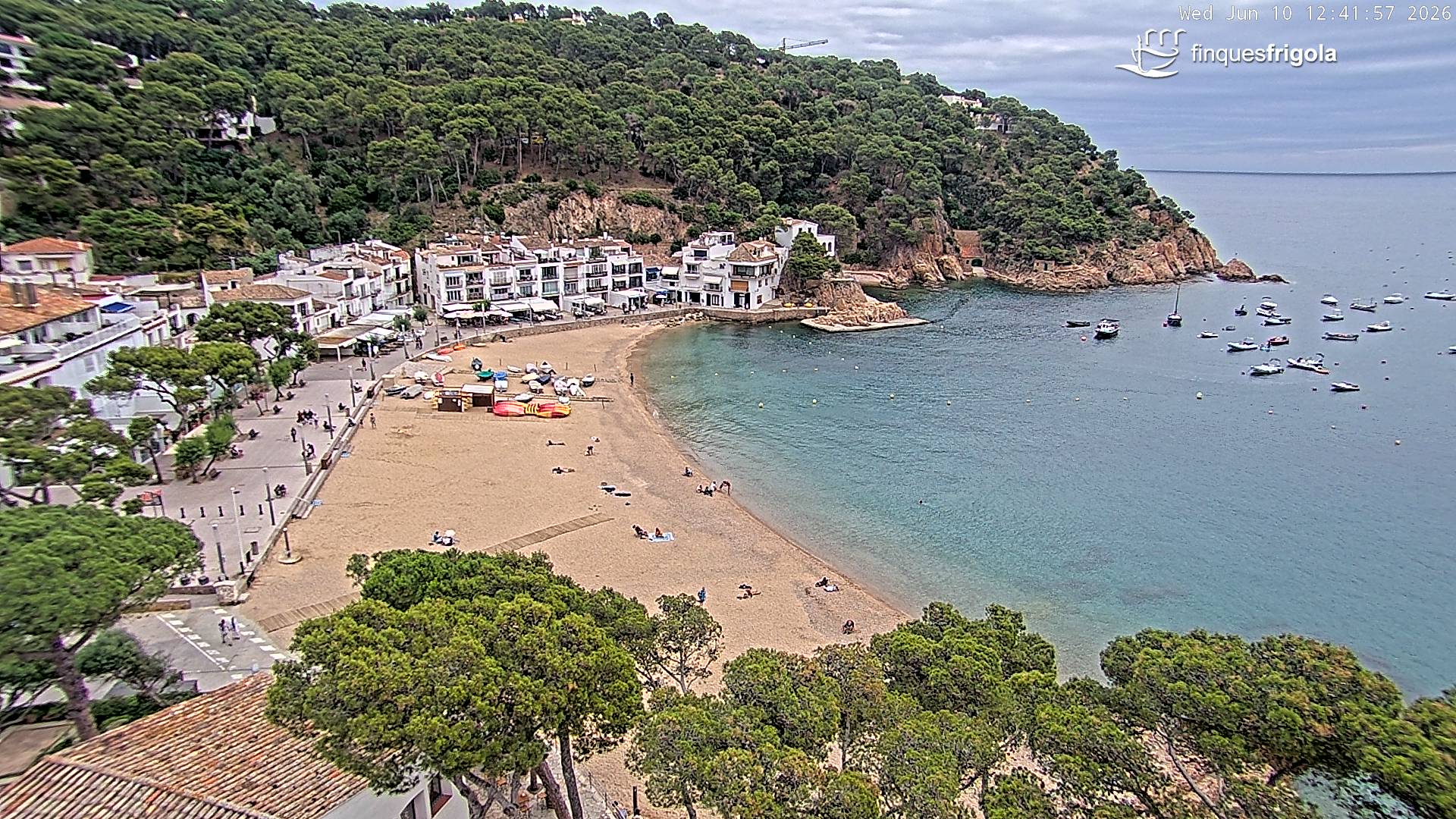 Webcam de Tamariu platja