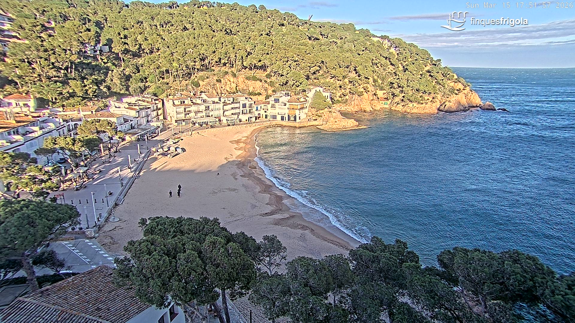 Webcam de Tamariu playa