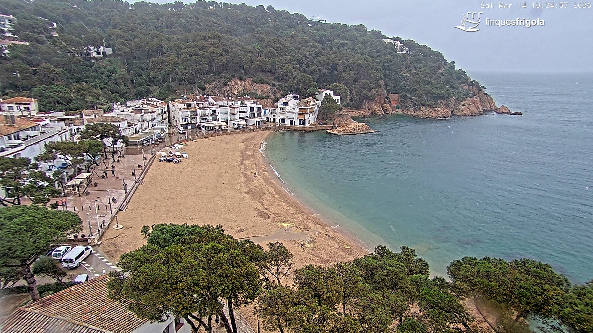 Webcam de Tamariu playa