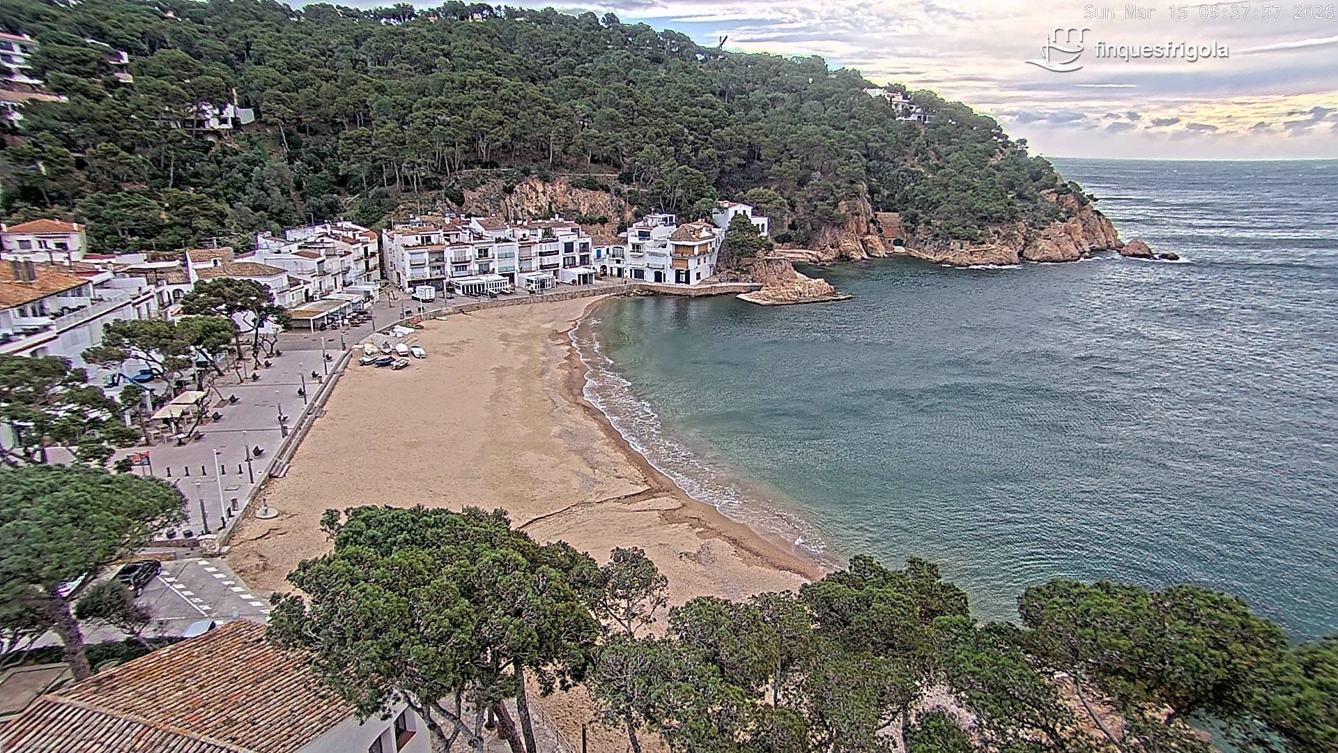 Webcam de Tamariu playa