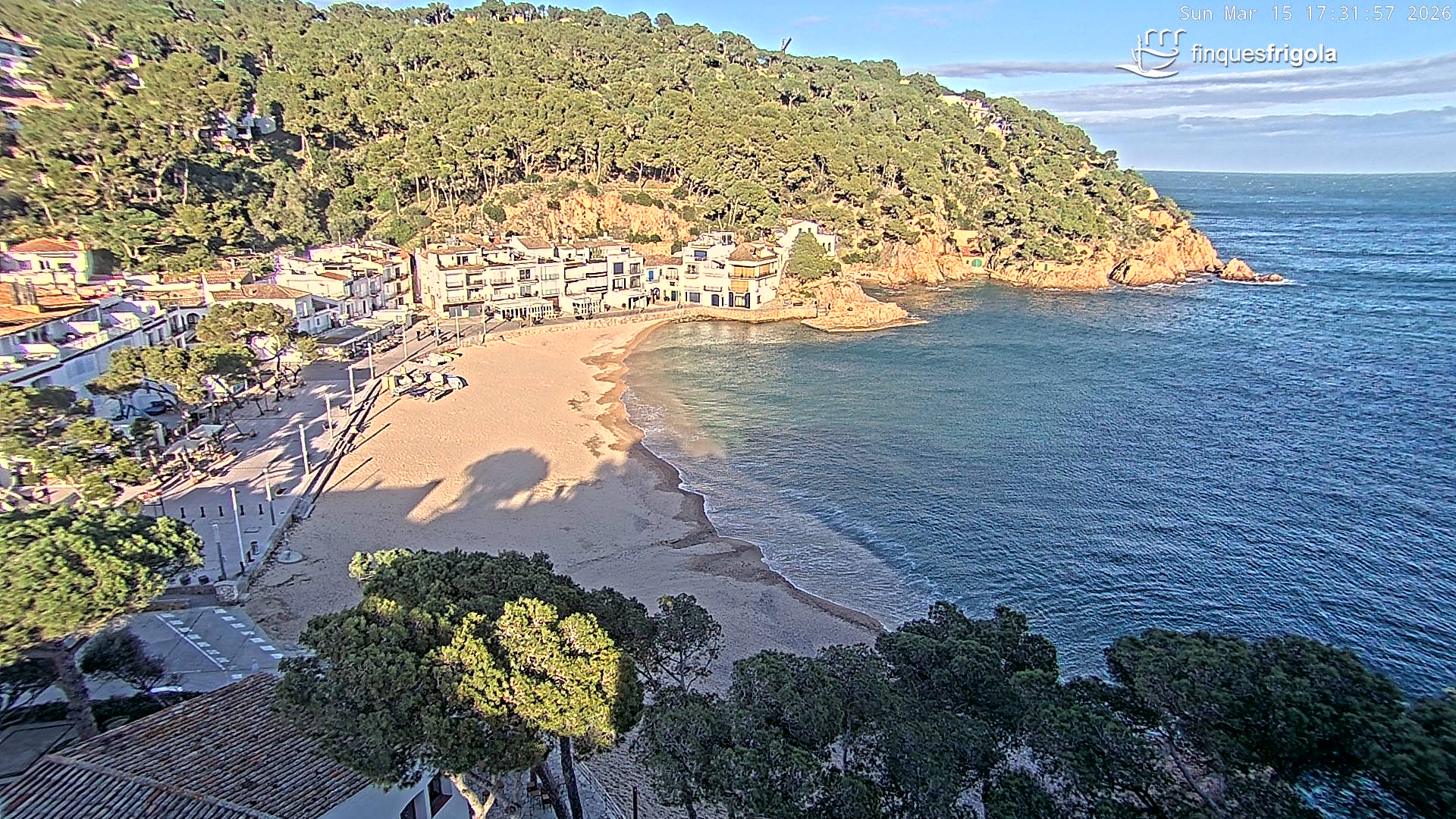 Webcam de Tamariu playa