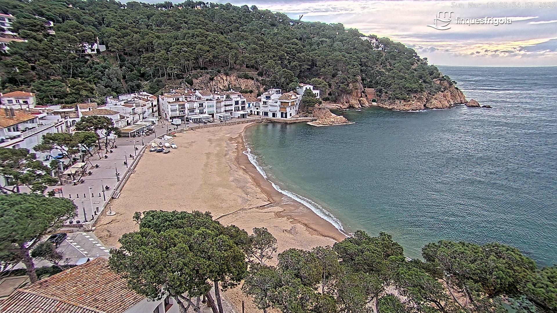 Webcam de Tamariu playa