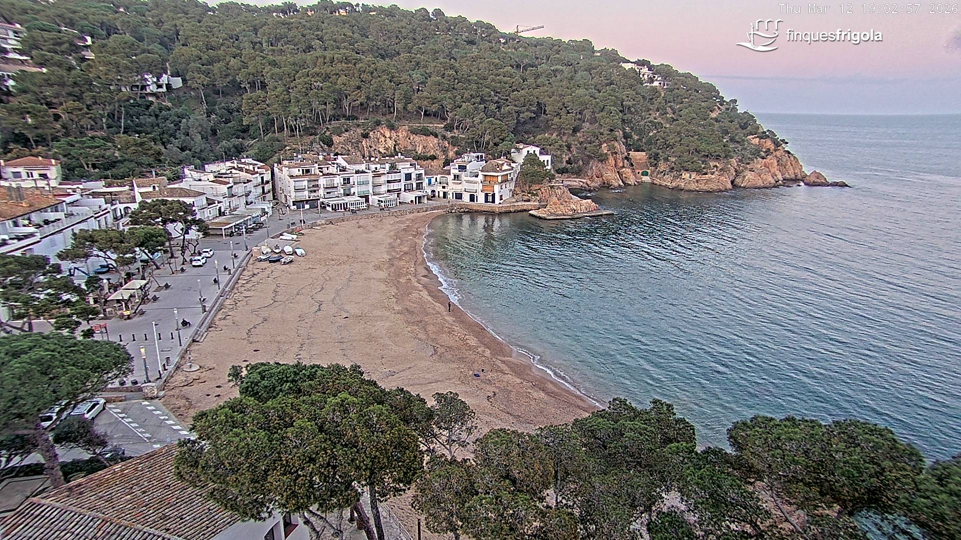 Webcam de Tamariu playa