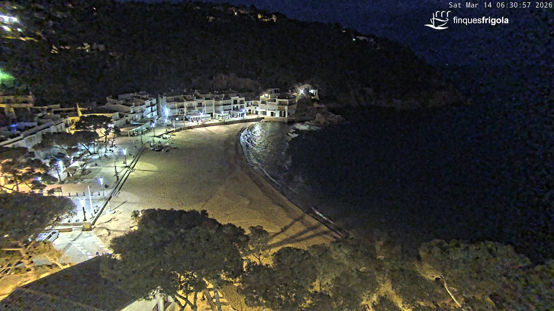 Webcam de Tamariu playa
