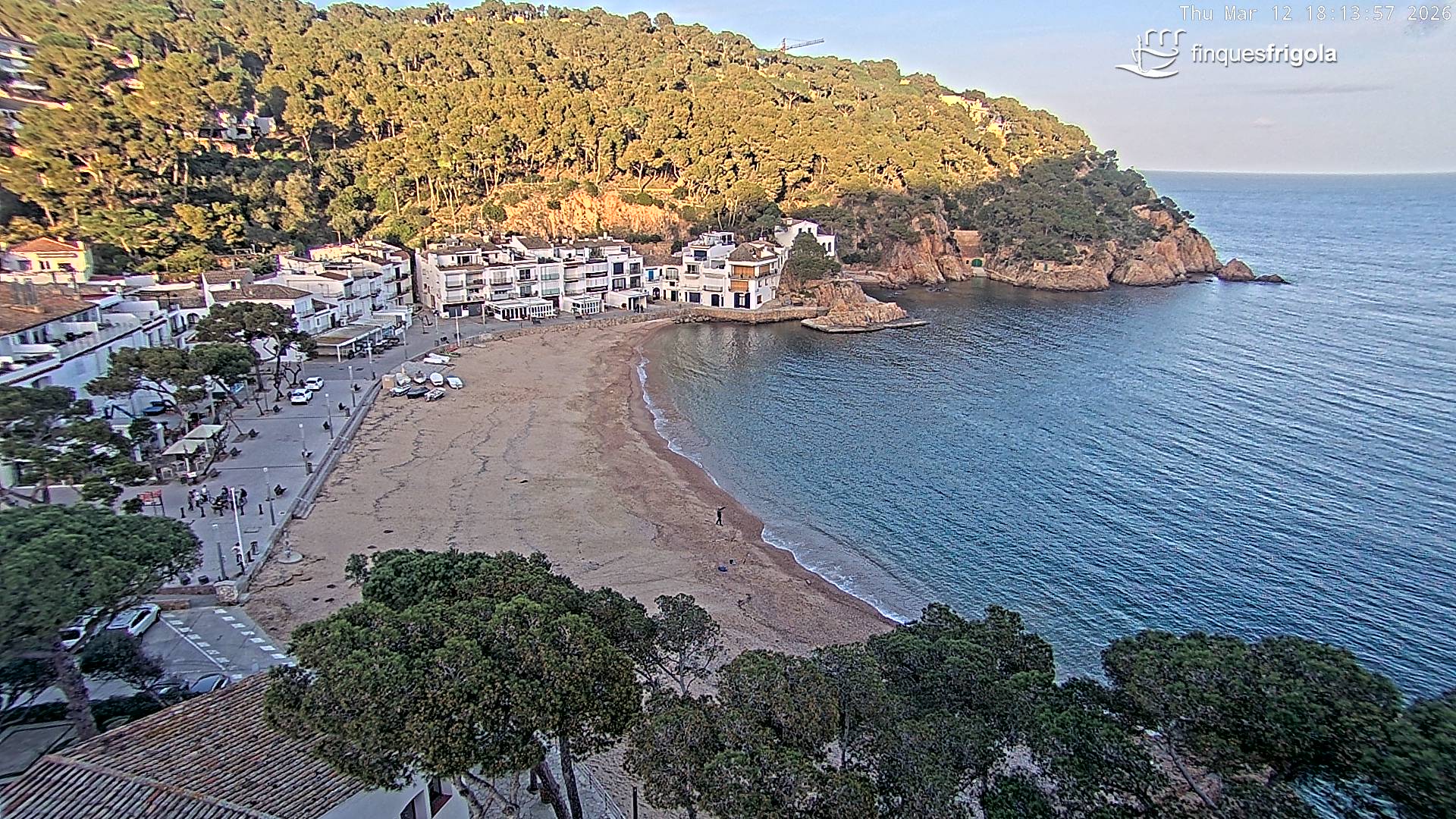 Webcam de Tamariu playa