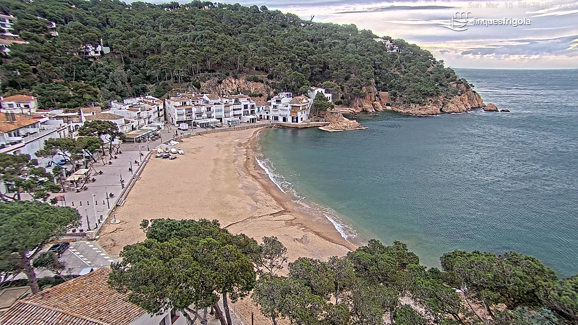 Webcam de Tamariu playa