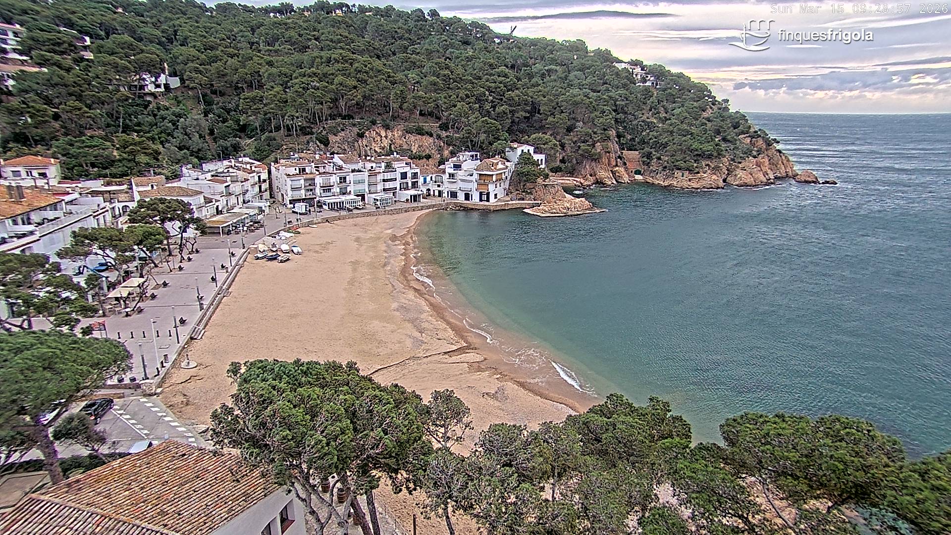Webcam de Tamariu playa