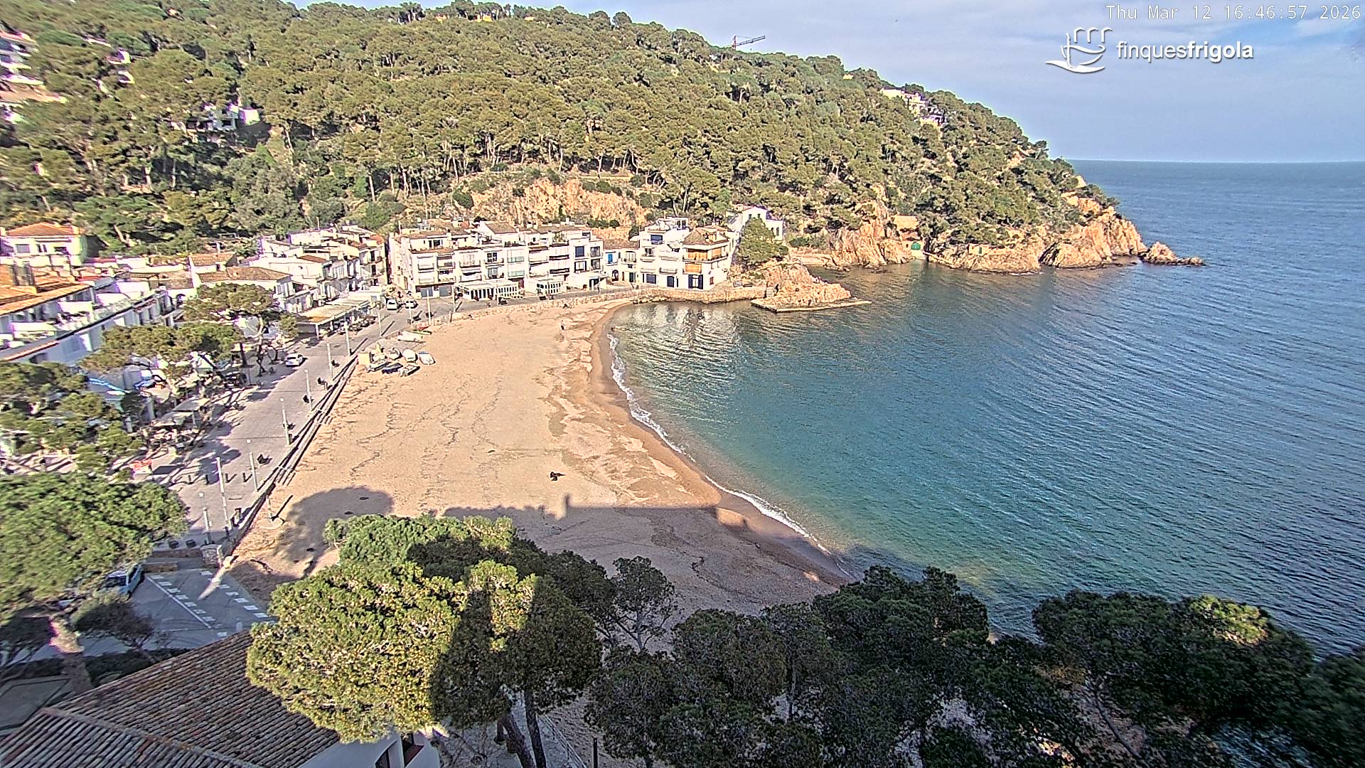 Webcam de Tamariu playa