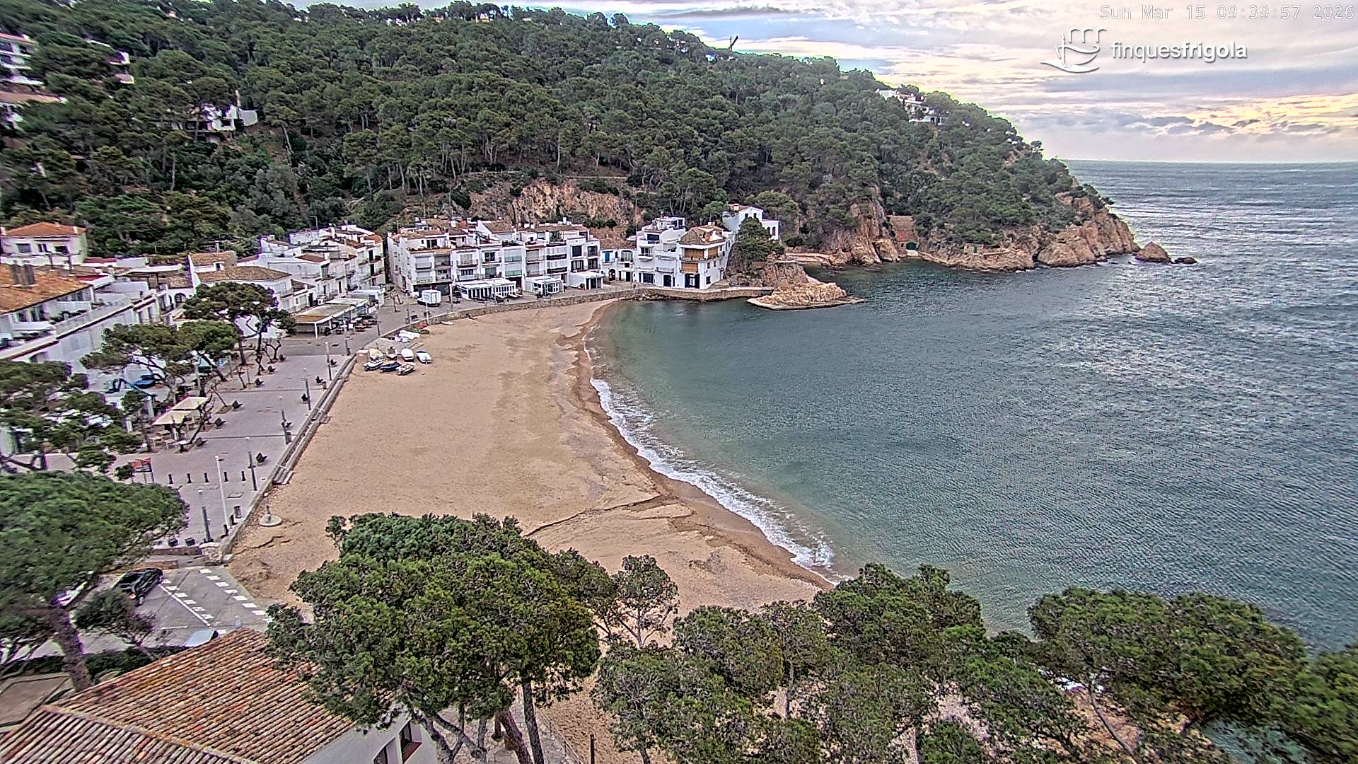 Webcam de Tamariu playa