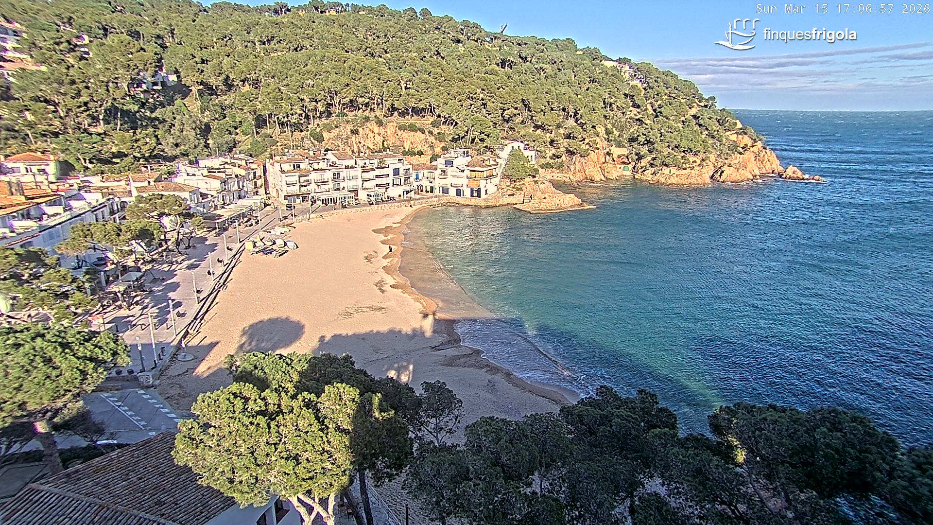 Webcam de Tamariu playa