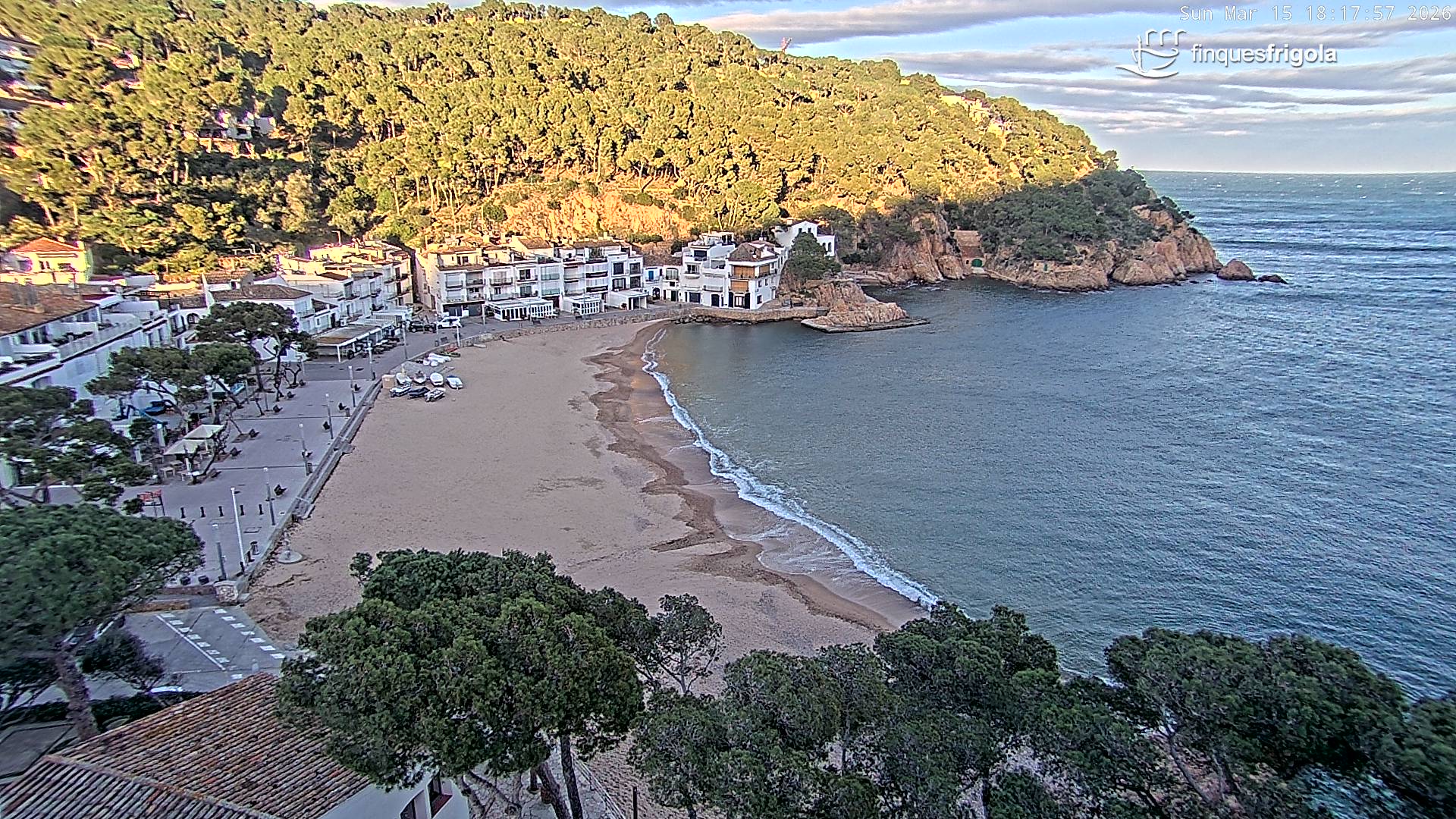 Webcam de Tamariu playa