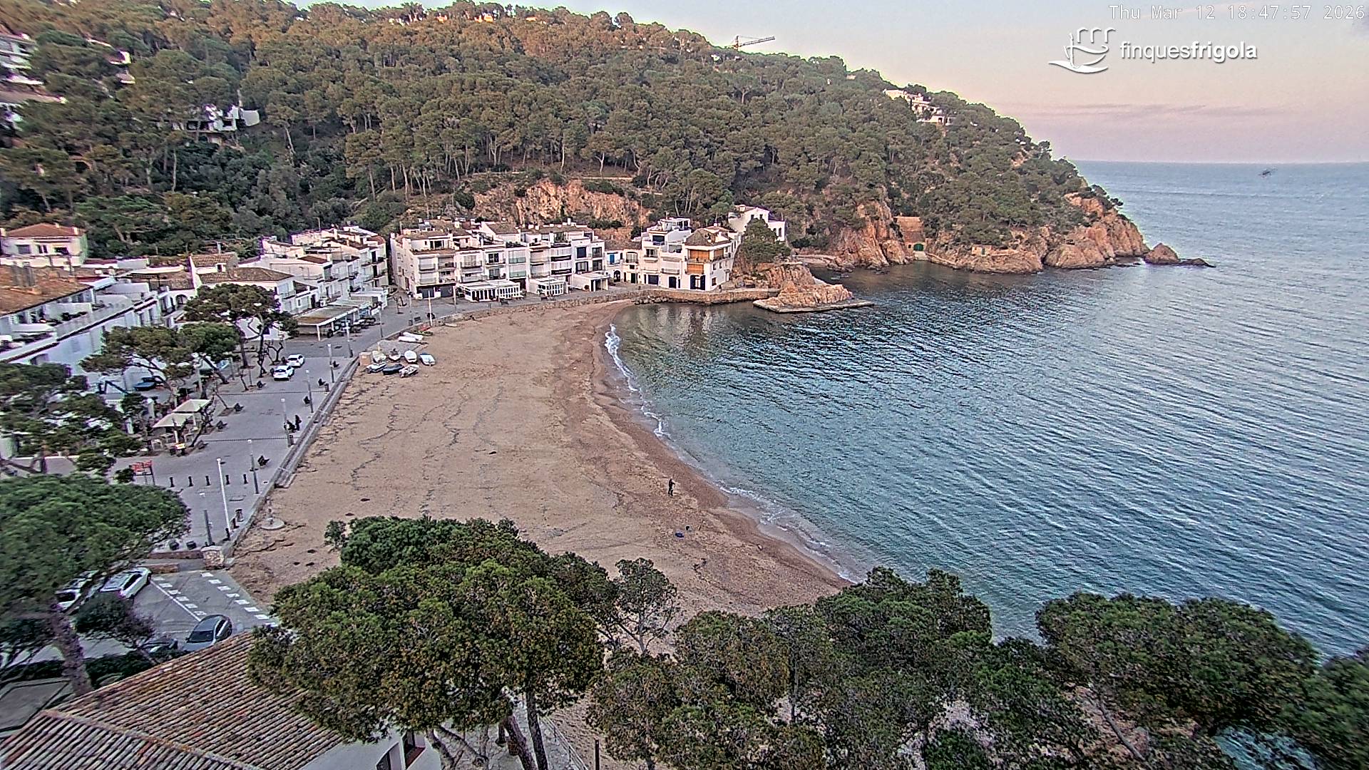 Webcam de Tamariu playa