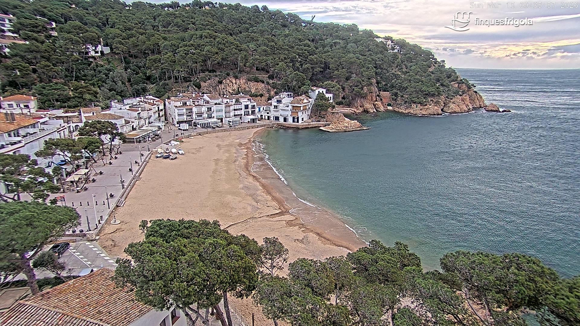 Webcam de Tamariu playa