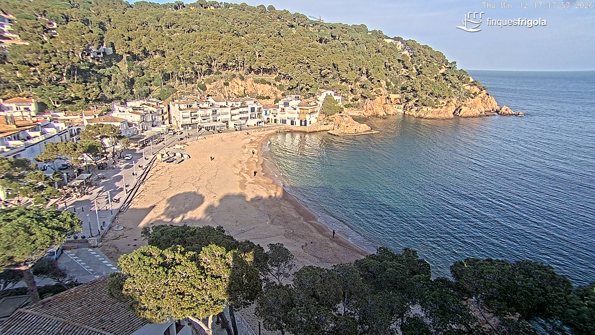 Webcam de Tamariu playa