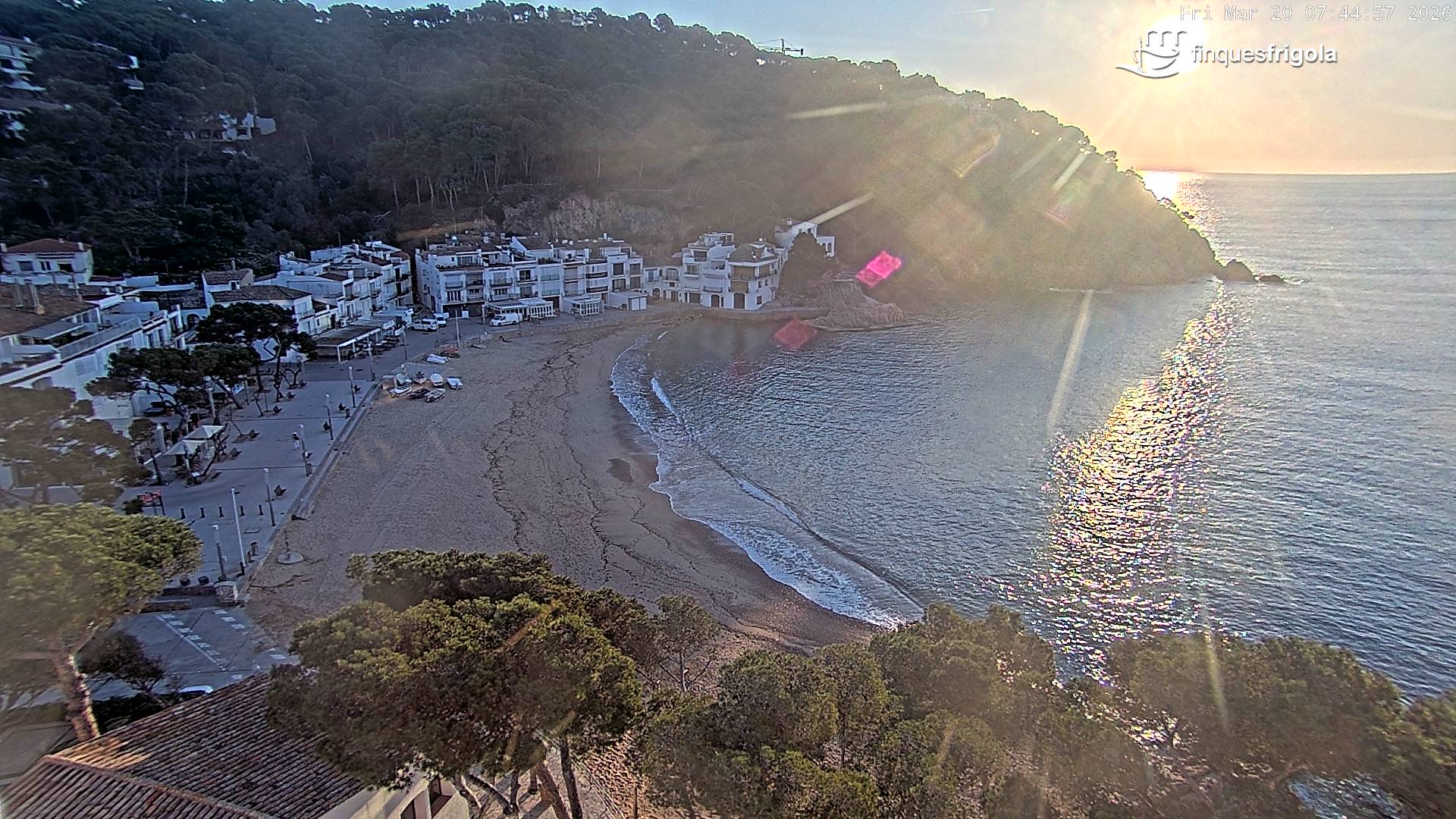 Webcam de Tamariu playa