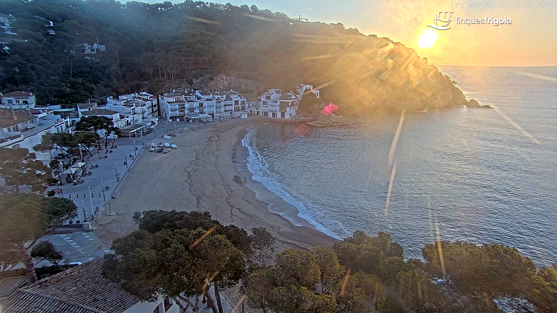 Webcam de Tamariu playa