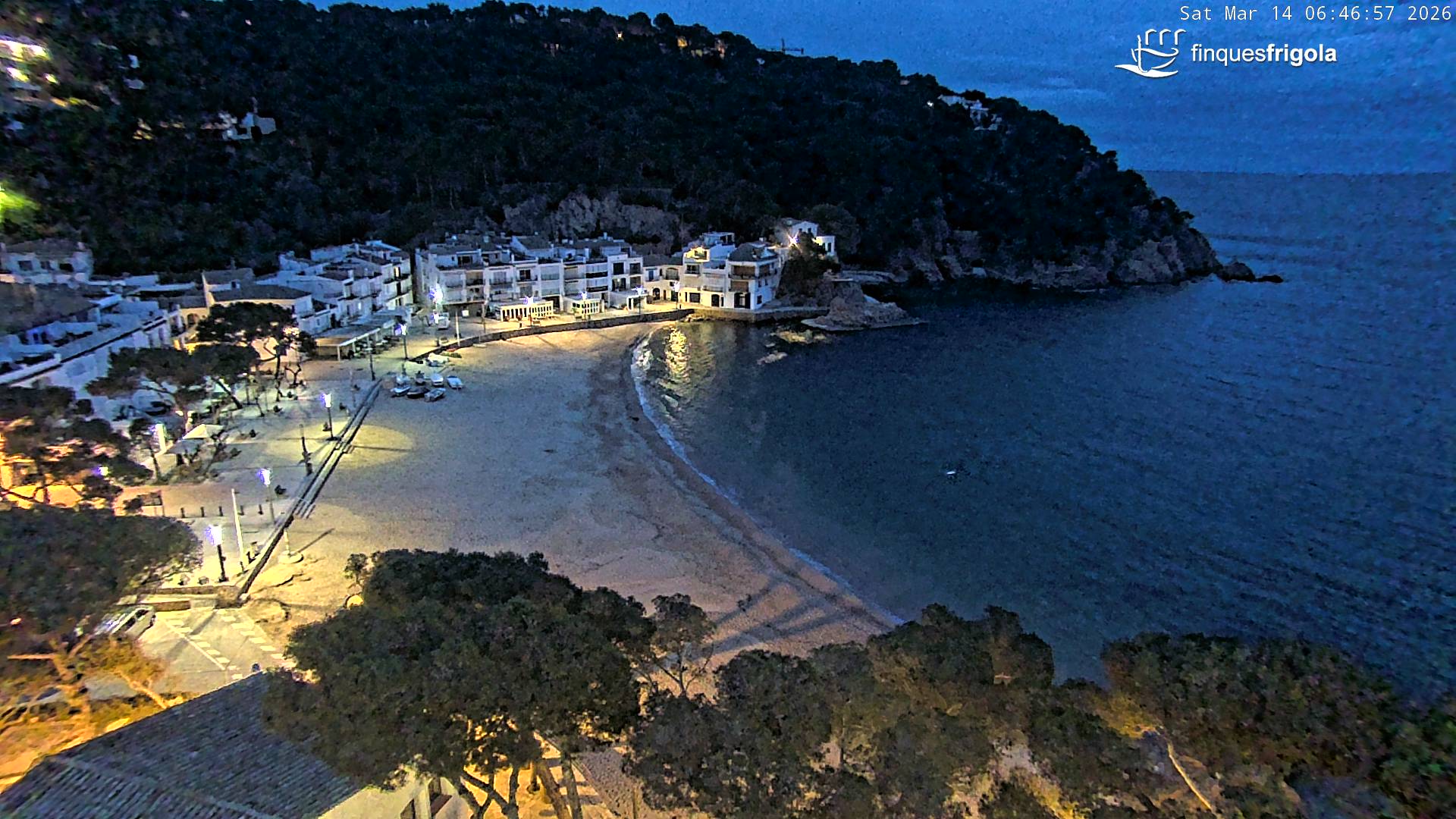 Webcam de Tamariu playa