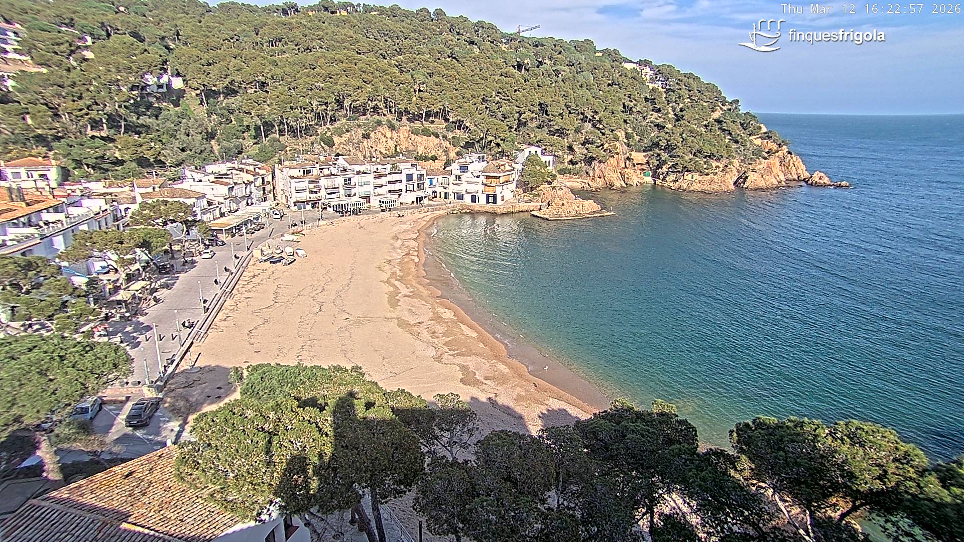Webcam de Tamariu playa