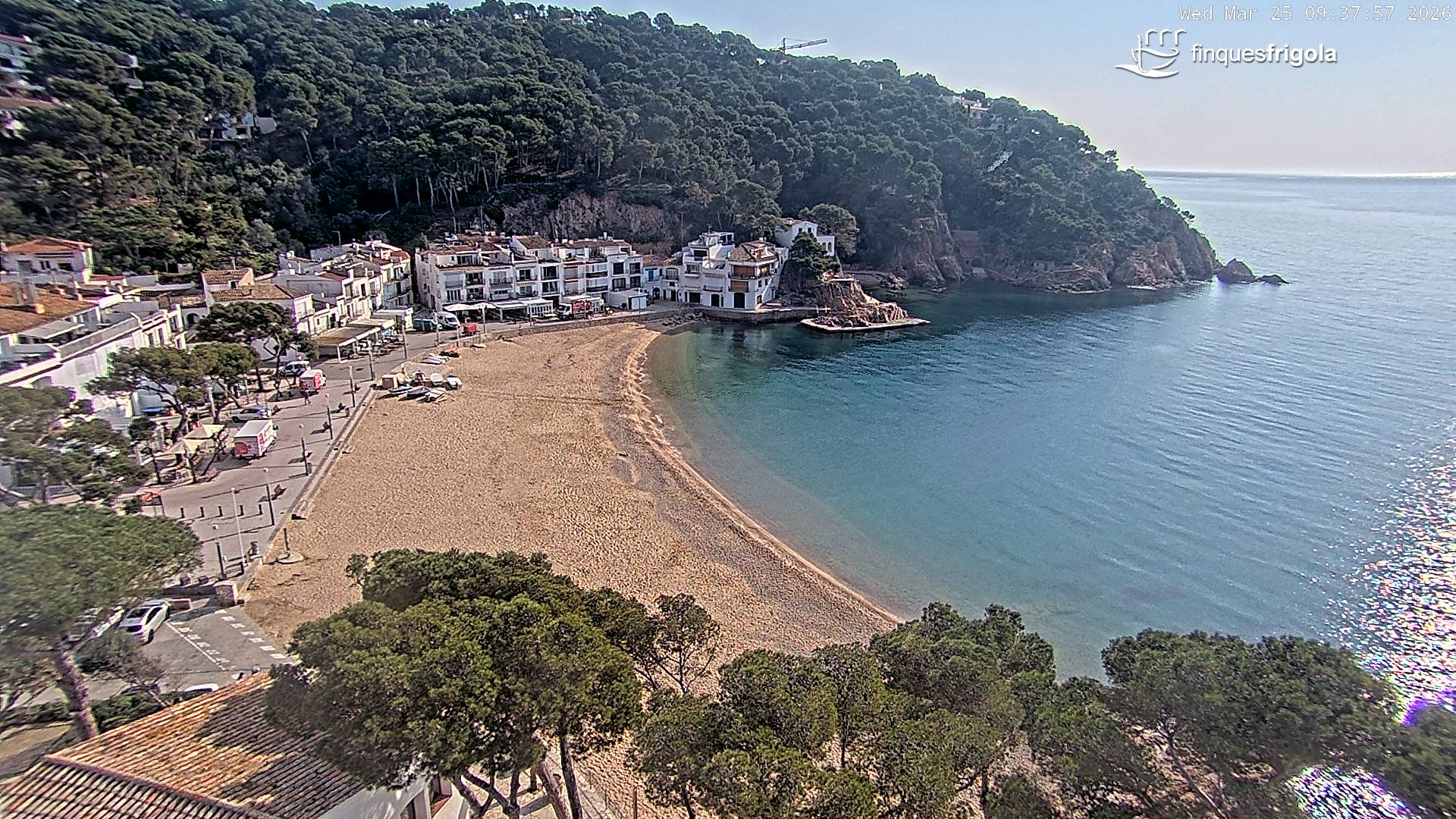 Webcam de Tamariu playa