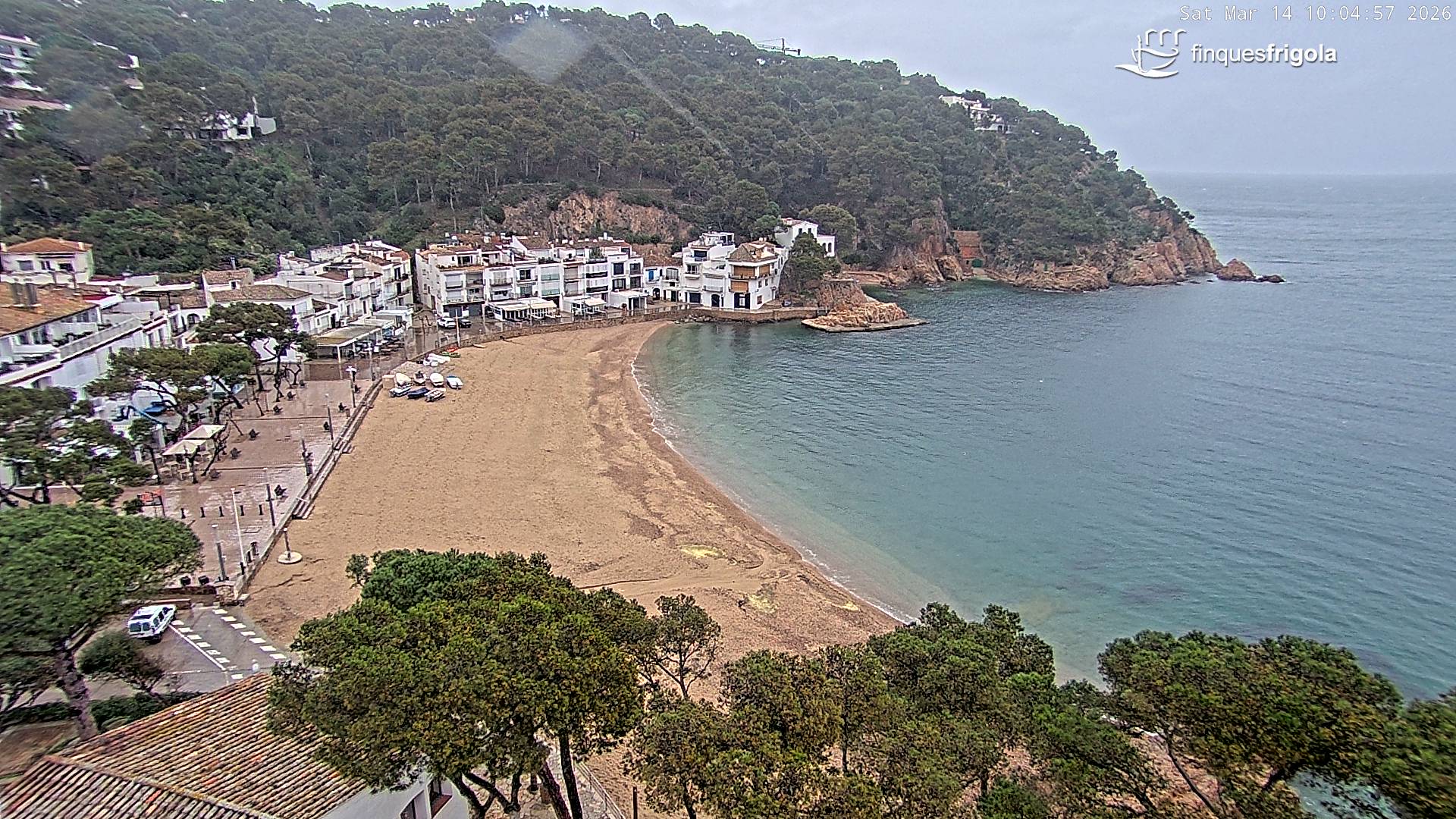 Webcam de Tamariu playa