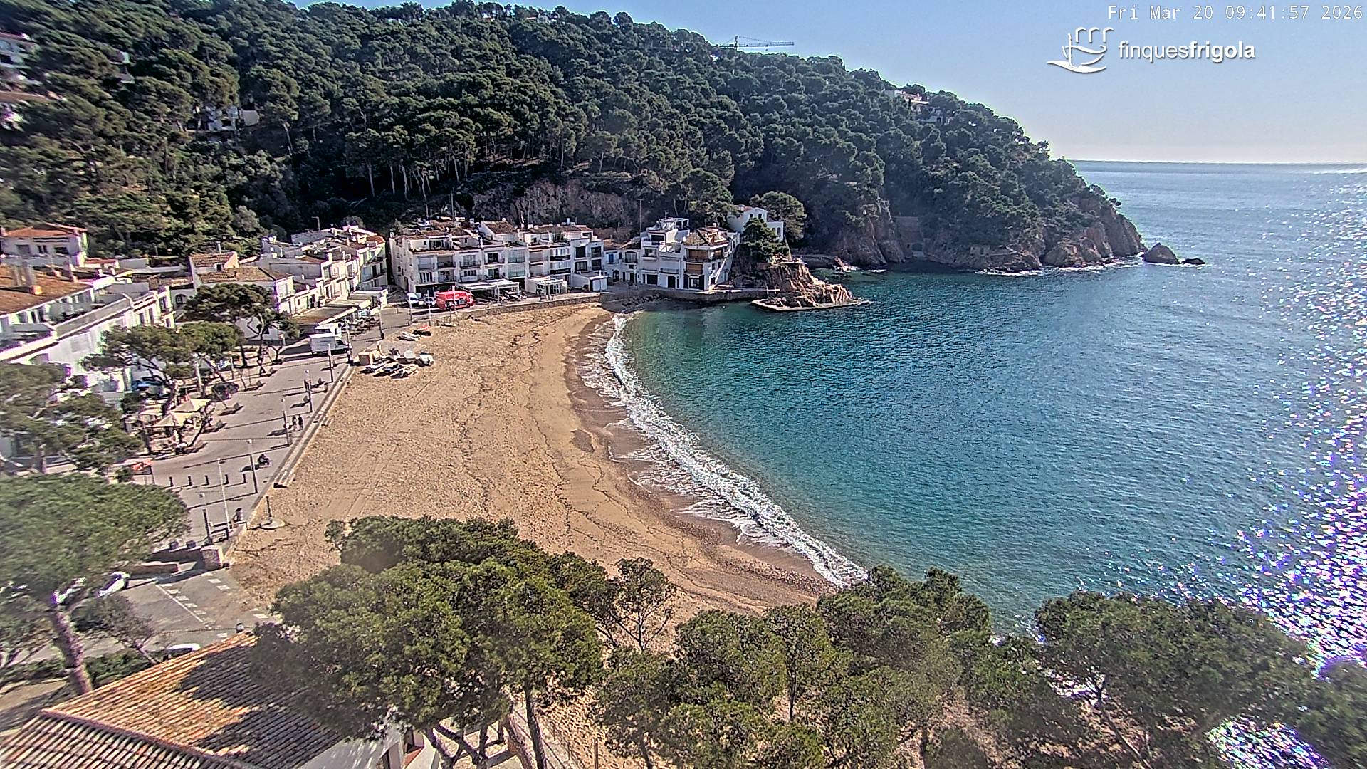 Webcam de Tamariu playa