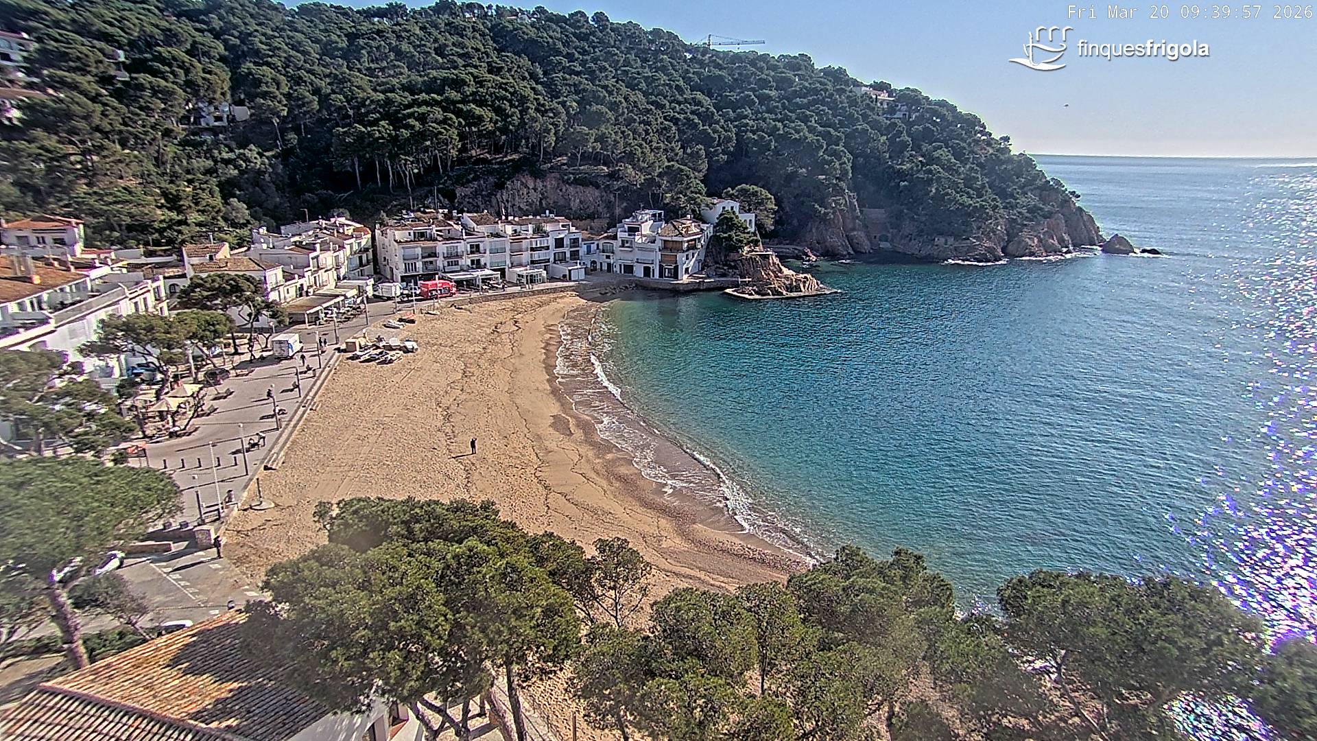 Webcam de Tamariu playa