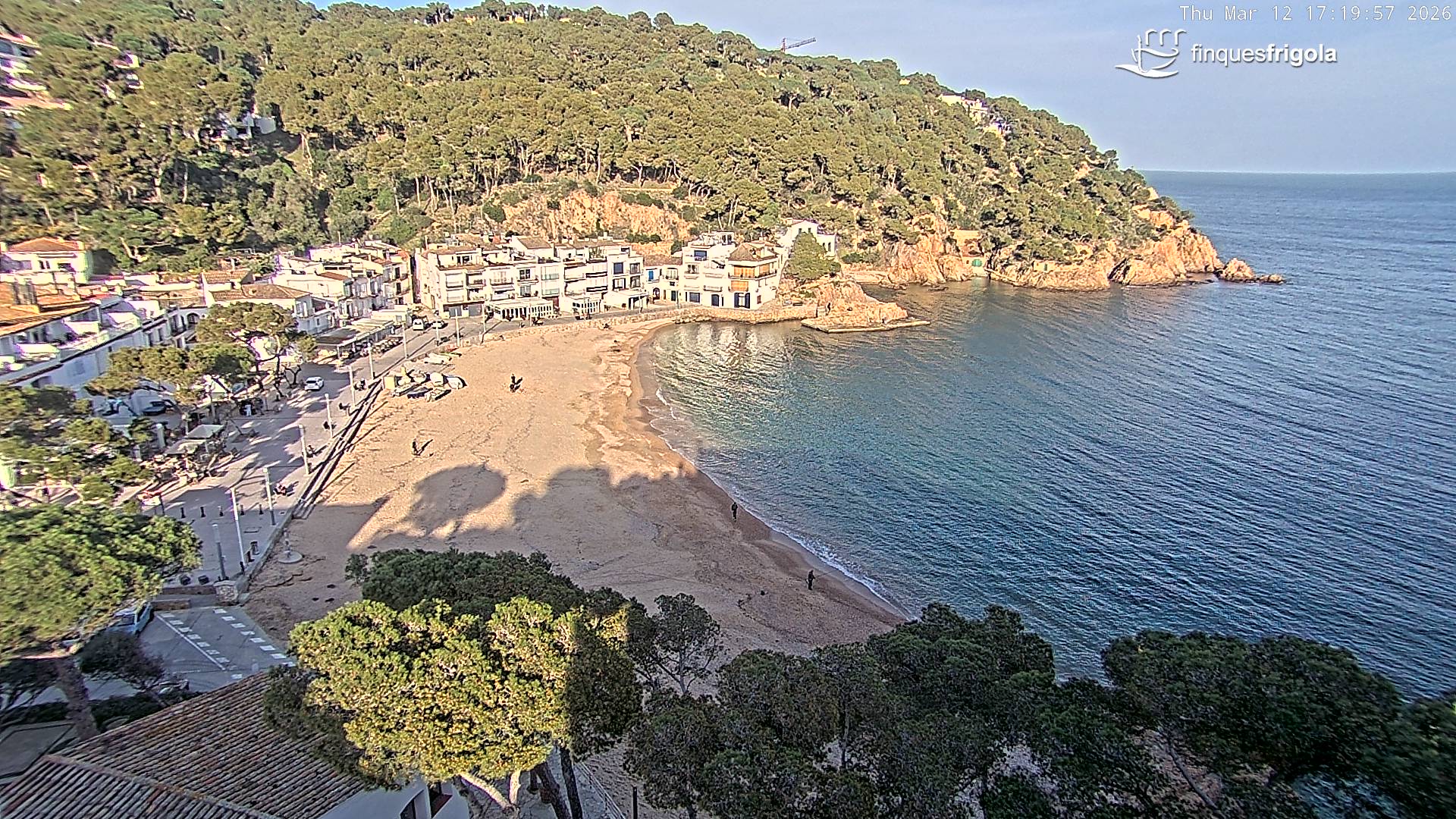 Webcam de Tamariu playa