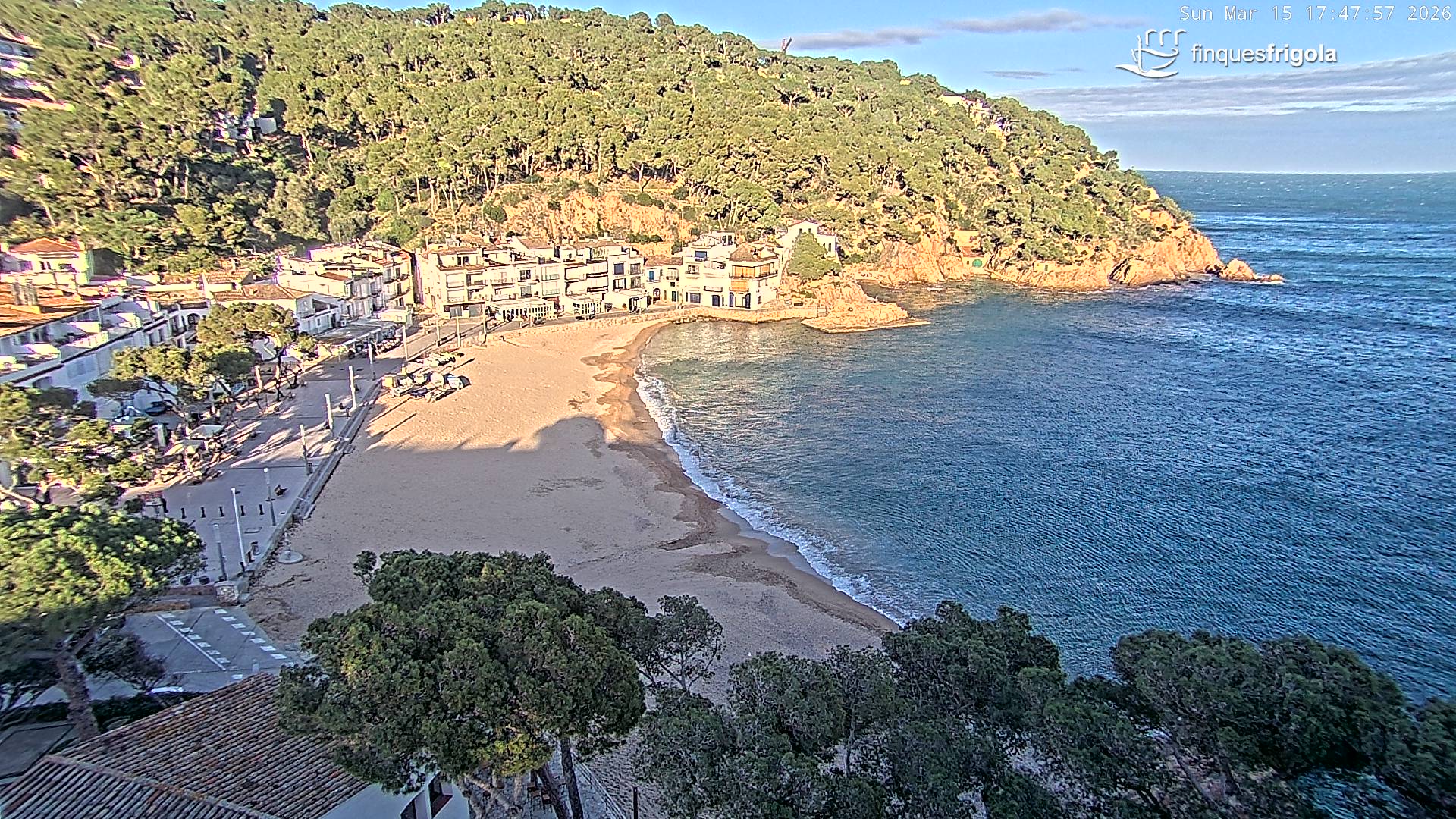 Webcam de Tamariu playa