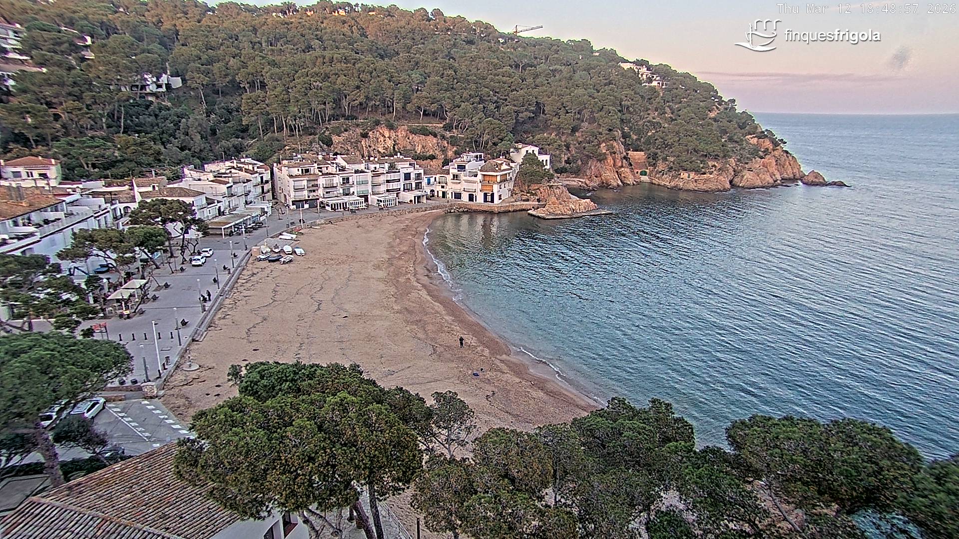 Webcam de Tamariu playa