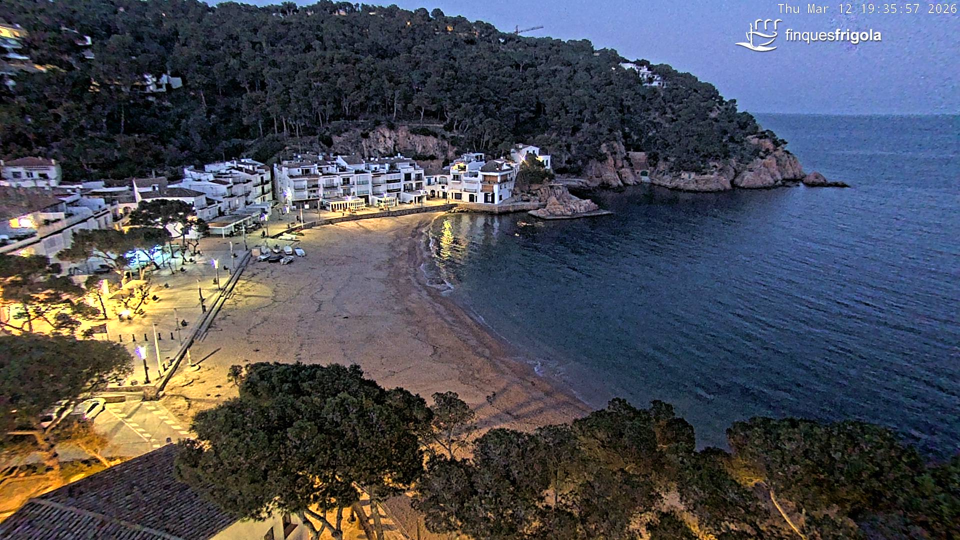 Webcam de Tamariu playa