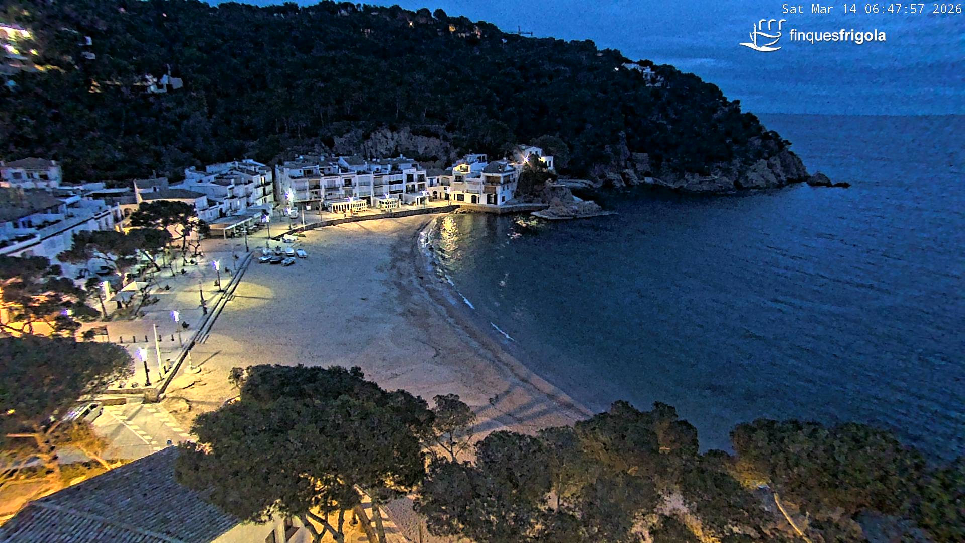 Webcam de Tamariu playa