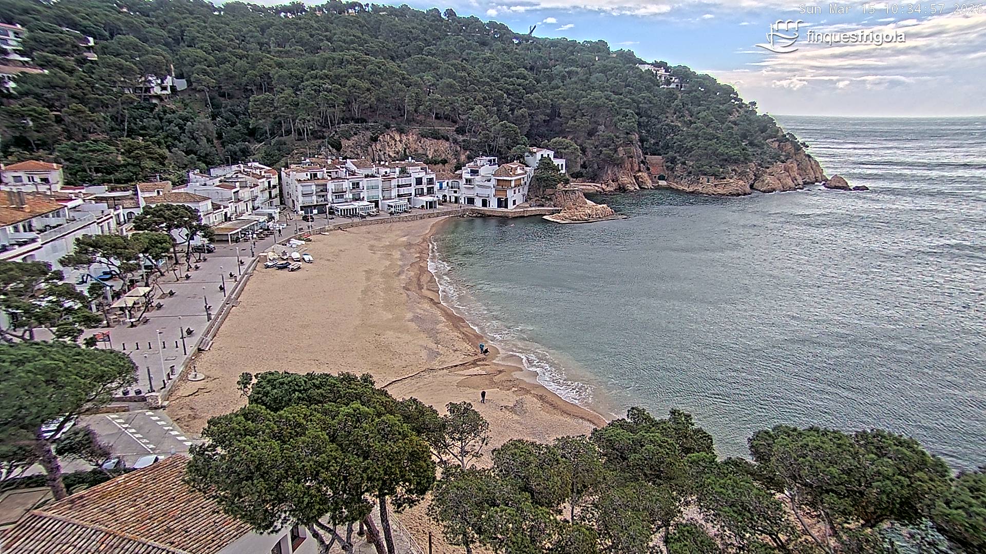 Webcam de Tamariu playa