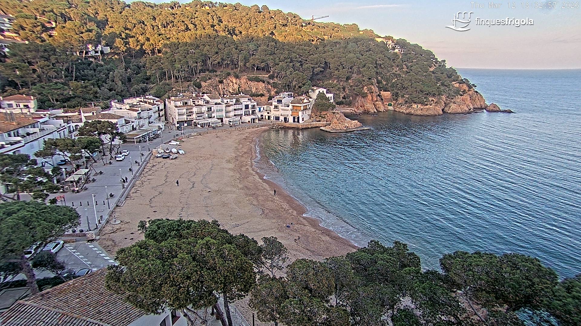 Webcam de Tamariu playa