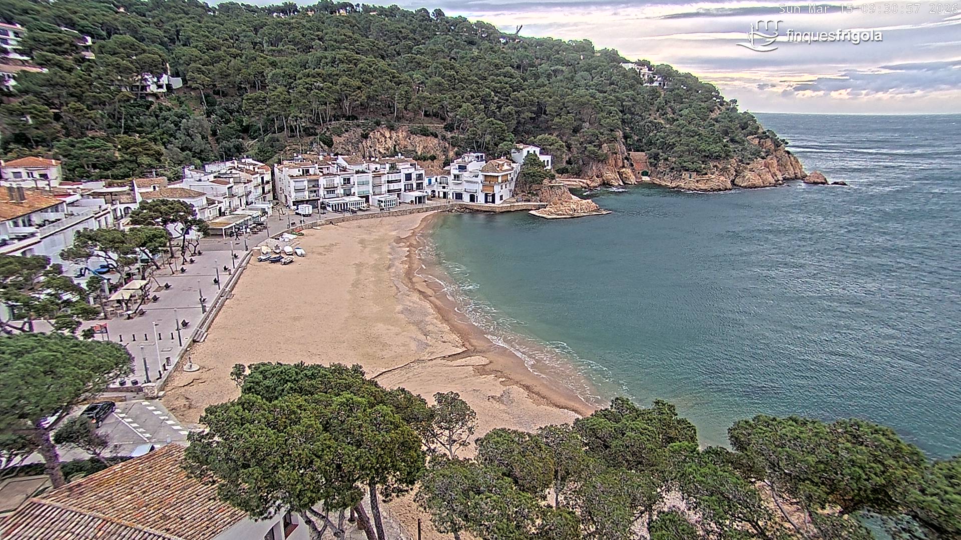 Webcam de Tamariu playa