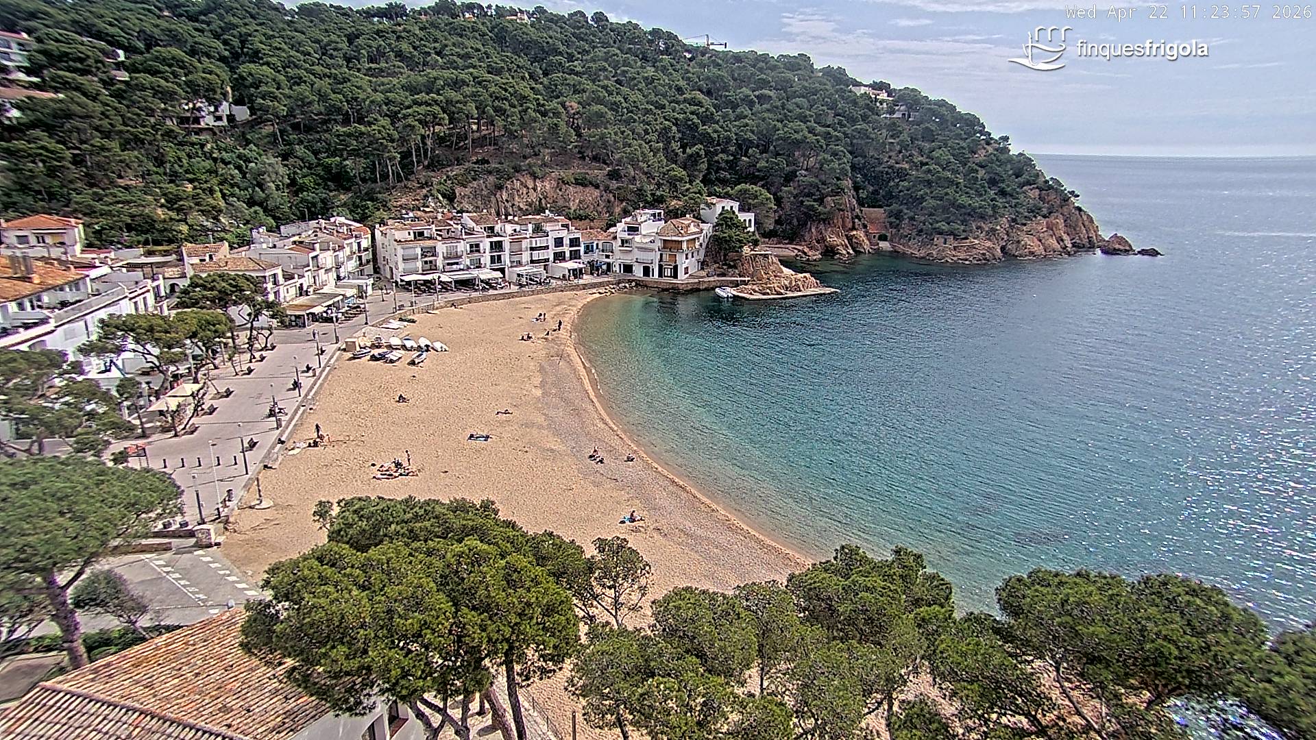 Webcam de Tamariu playa