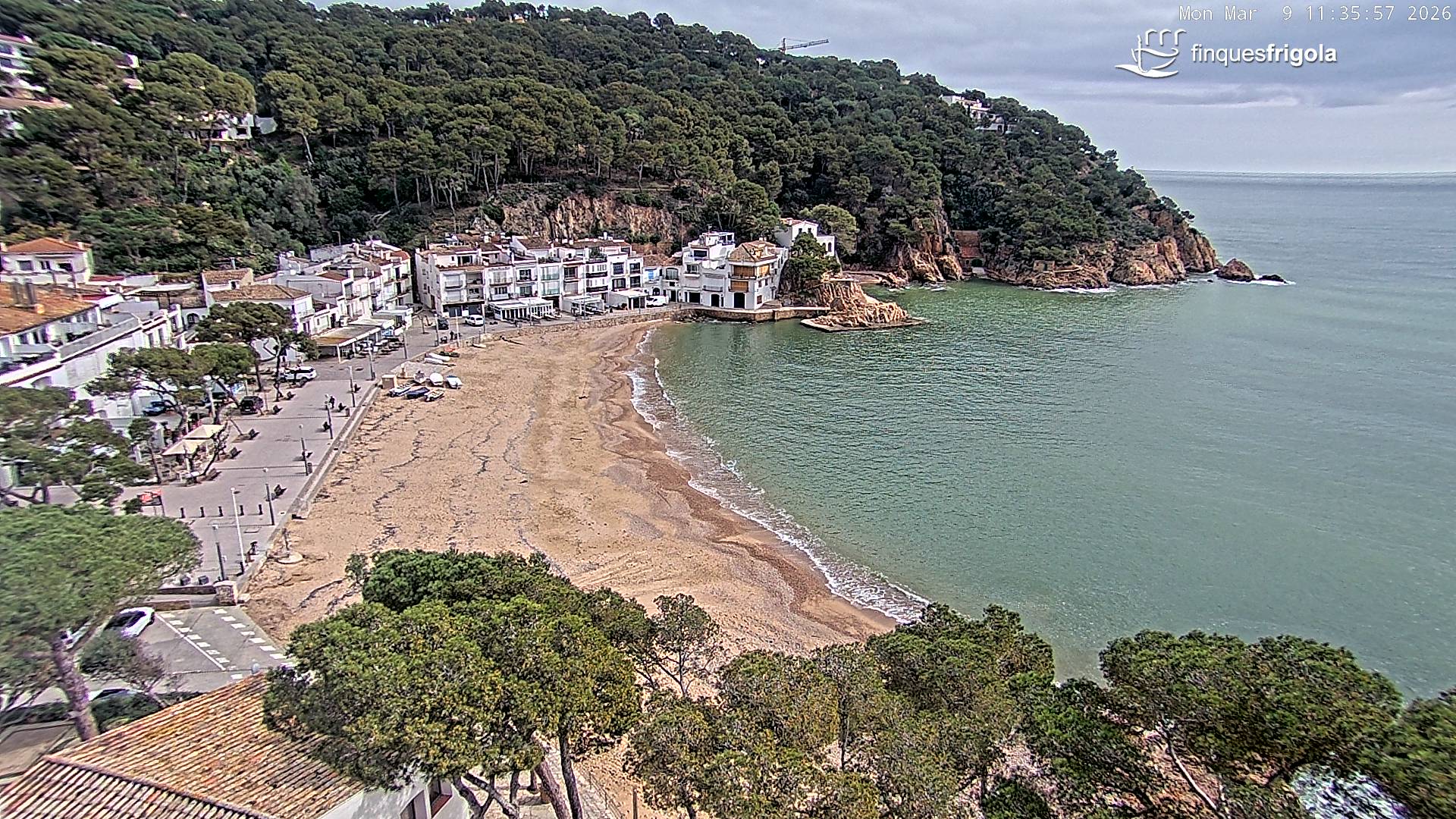 Webcam de Tamariu playa